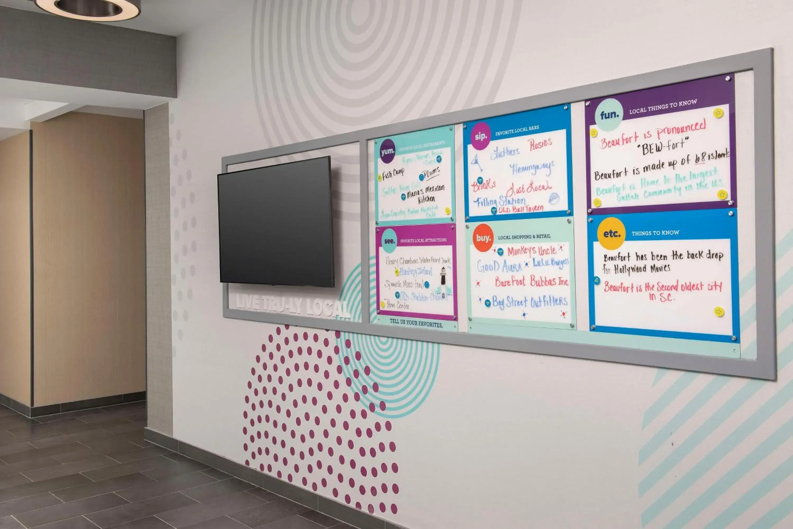 Lobby or reception in Tru by Hilton Beaufort, Sc Lobby or reception in Tru by Hilton Beaufort, Sc