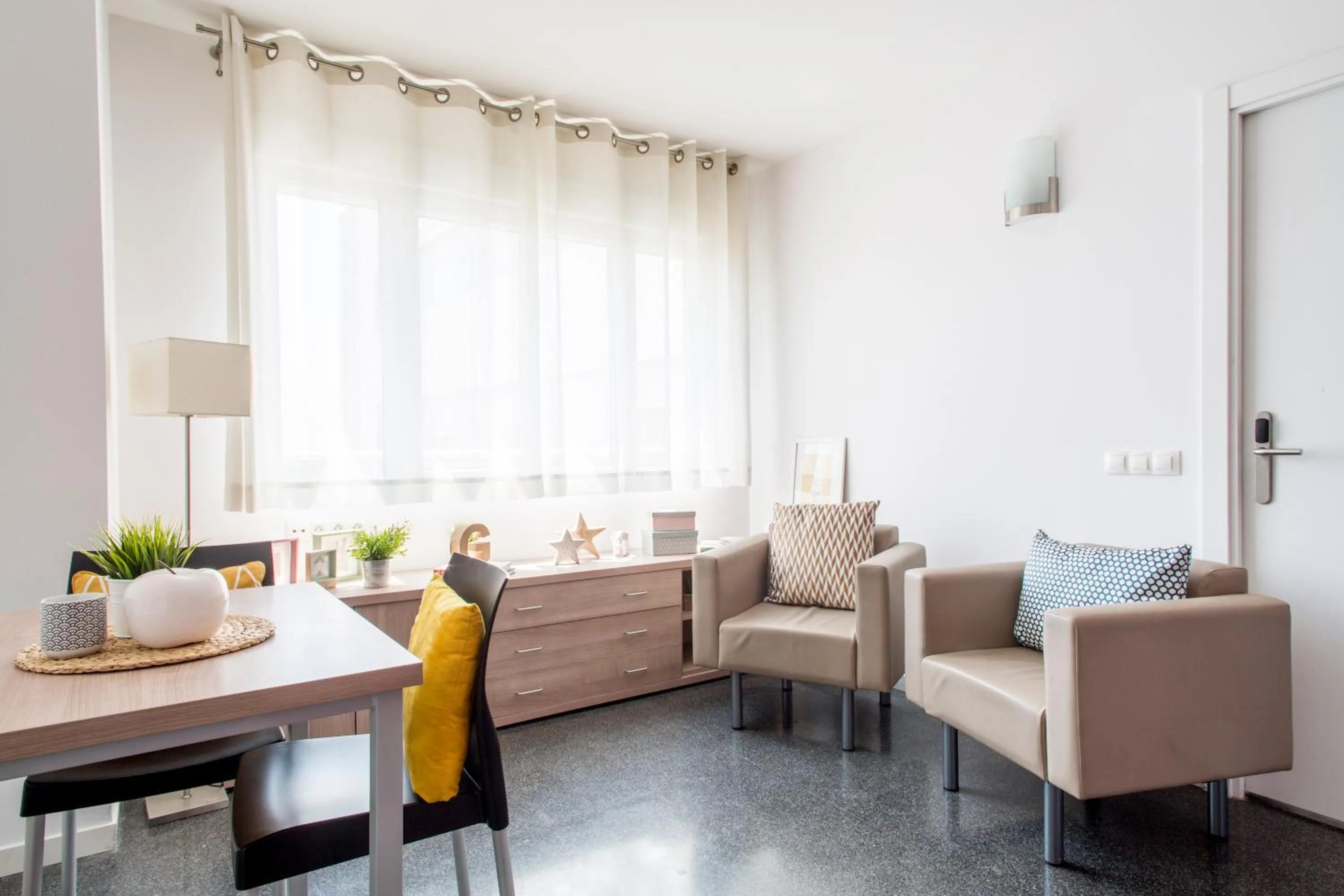 Living room in Alojamientos Universitarios Resa Hipatia