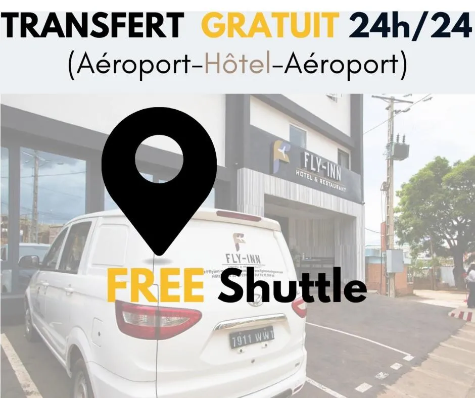 FLY INN Madagascar HOTEL - Navette GRATUITE H24 - à 300m de l'Aéroport International Ivato-Antananarivo