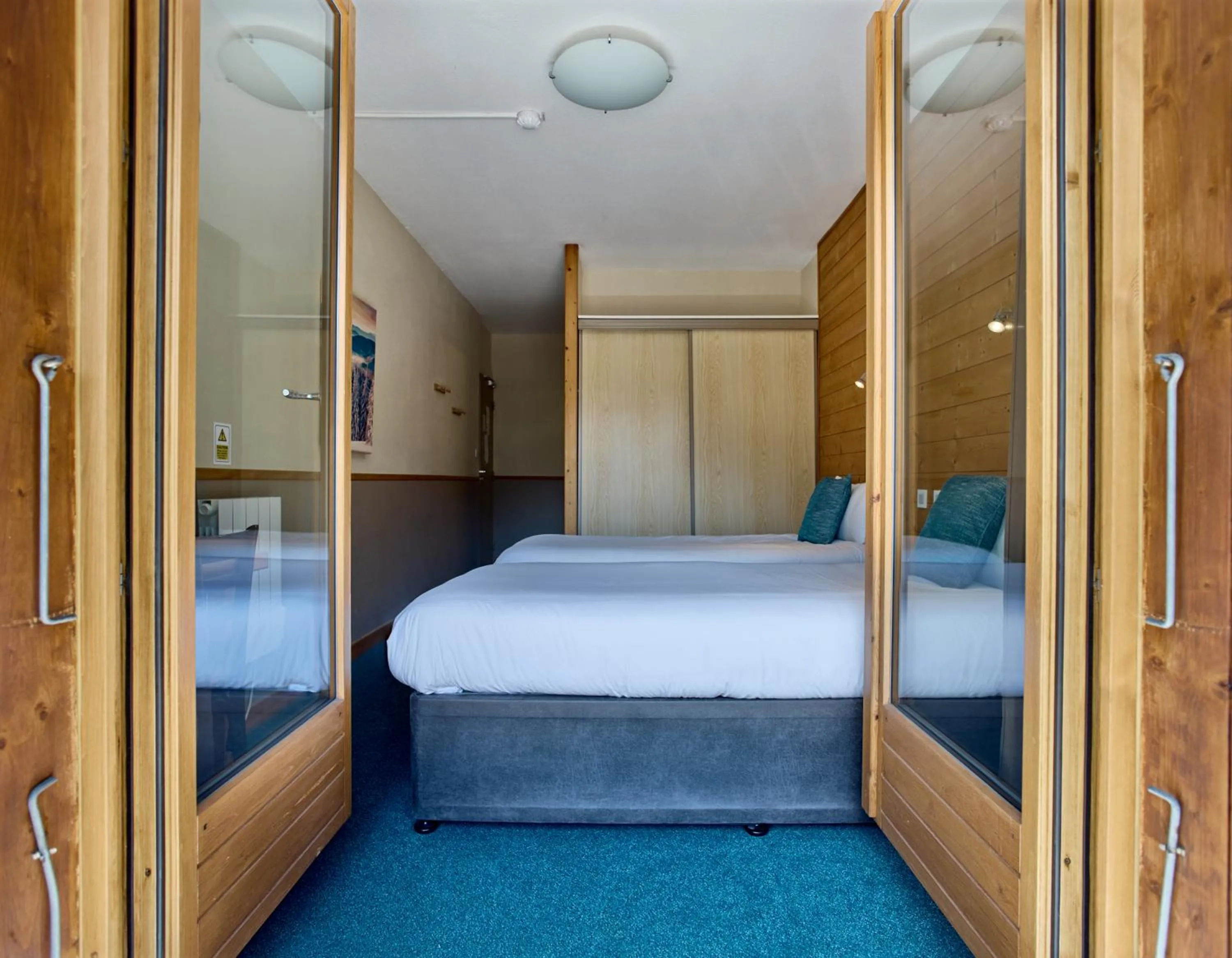 Bed in Hôtel Les Grangettes