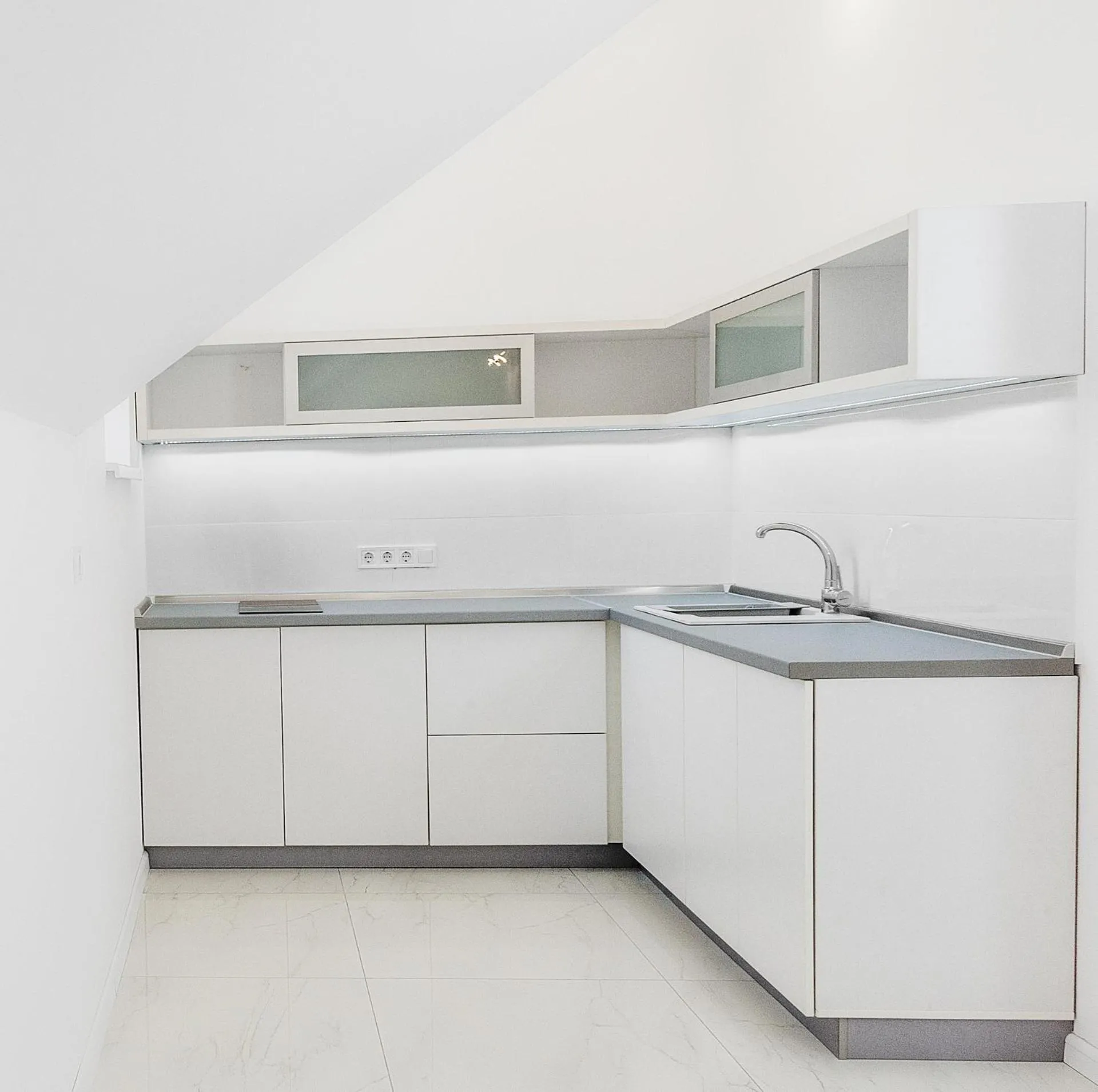 Kitchen or kitchenette in Corso Lux Apartman