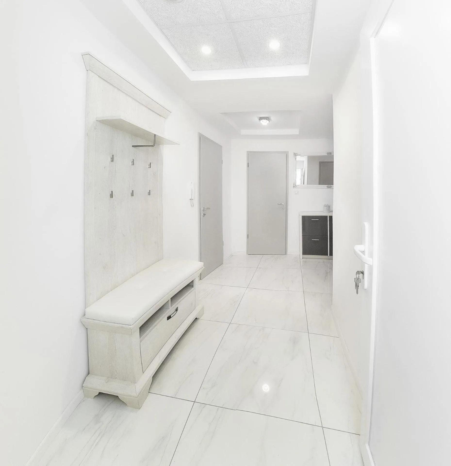 Kitchen or kitchenette in Corso Lux Apartman