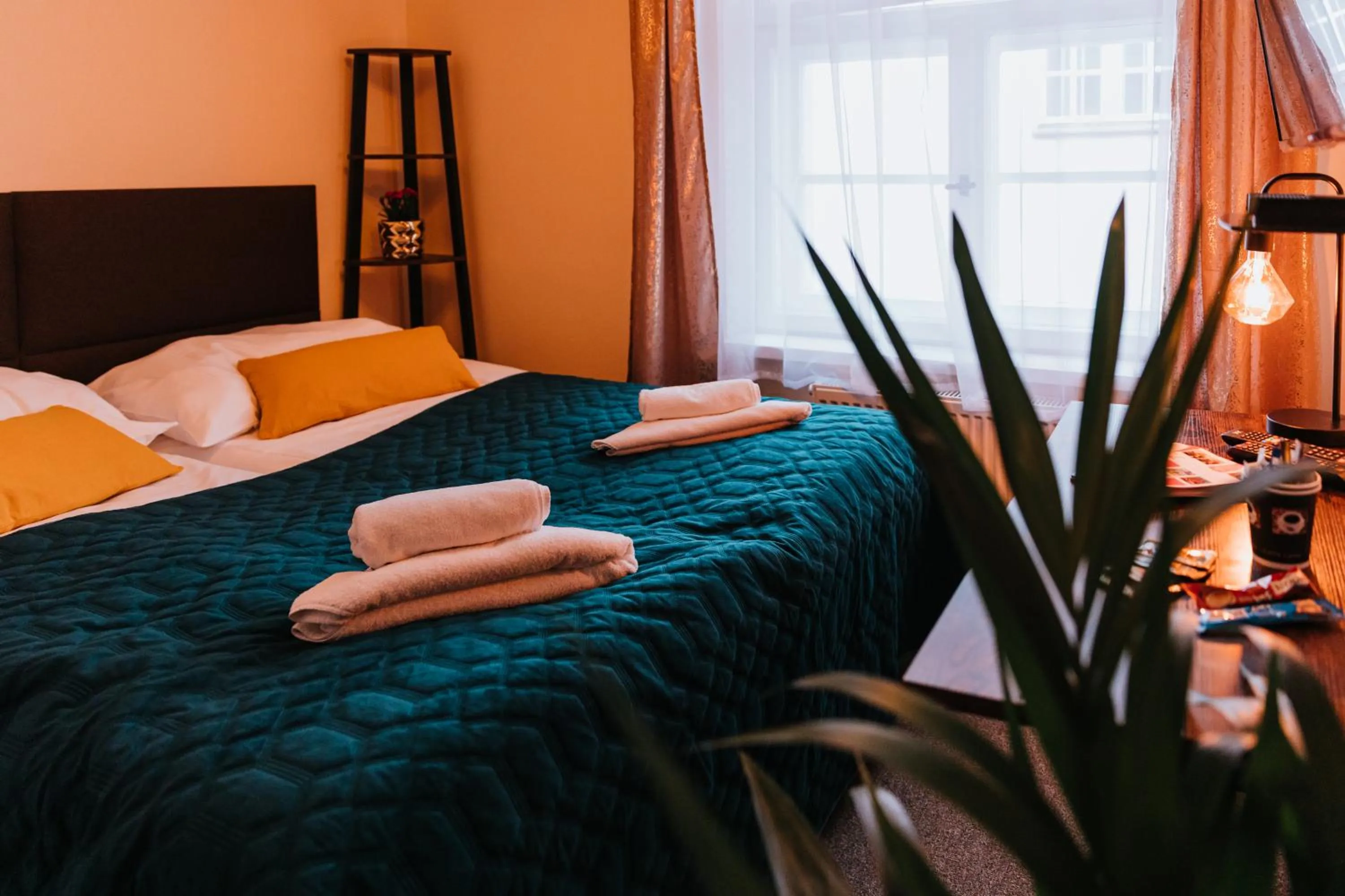 Bedroom, Bed in Kamieniczka Palladium