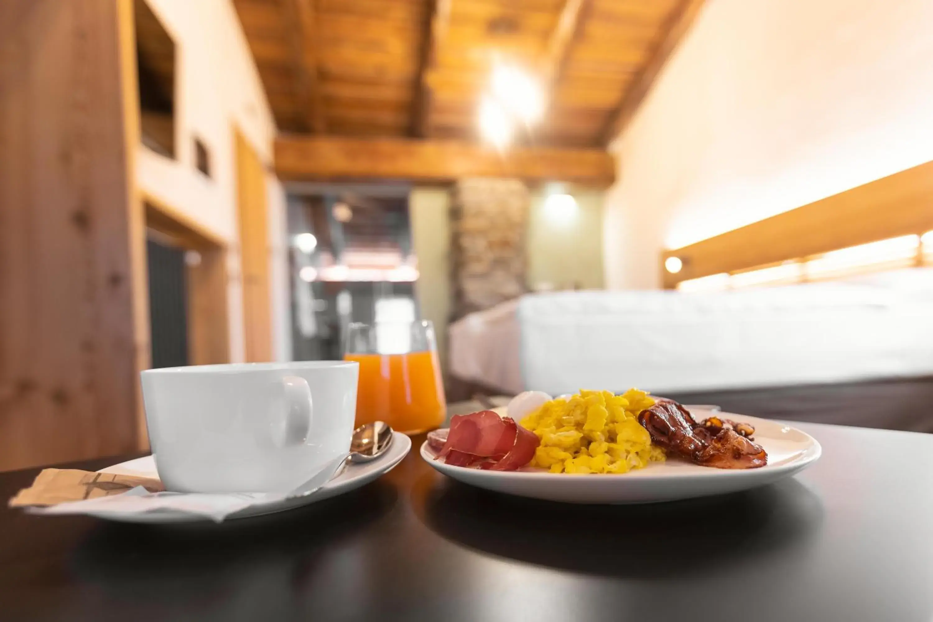 Decorative detail, Bed in Curt di Clement Eco Mobility Hotel Decorative detail, Bed in Curt di Clement Eco Mobility Hotel