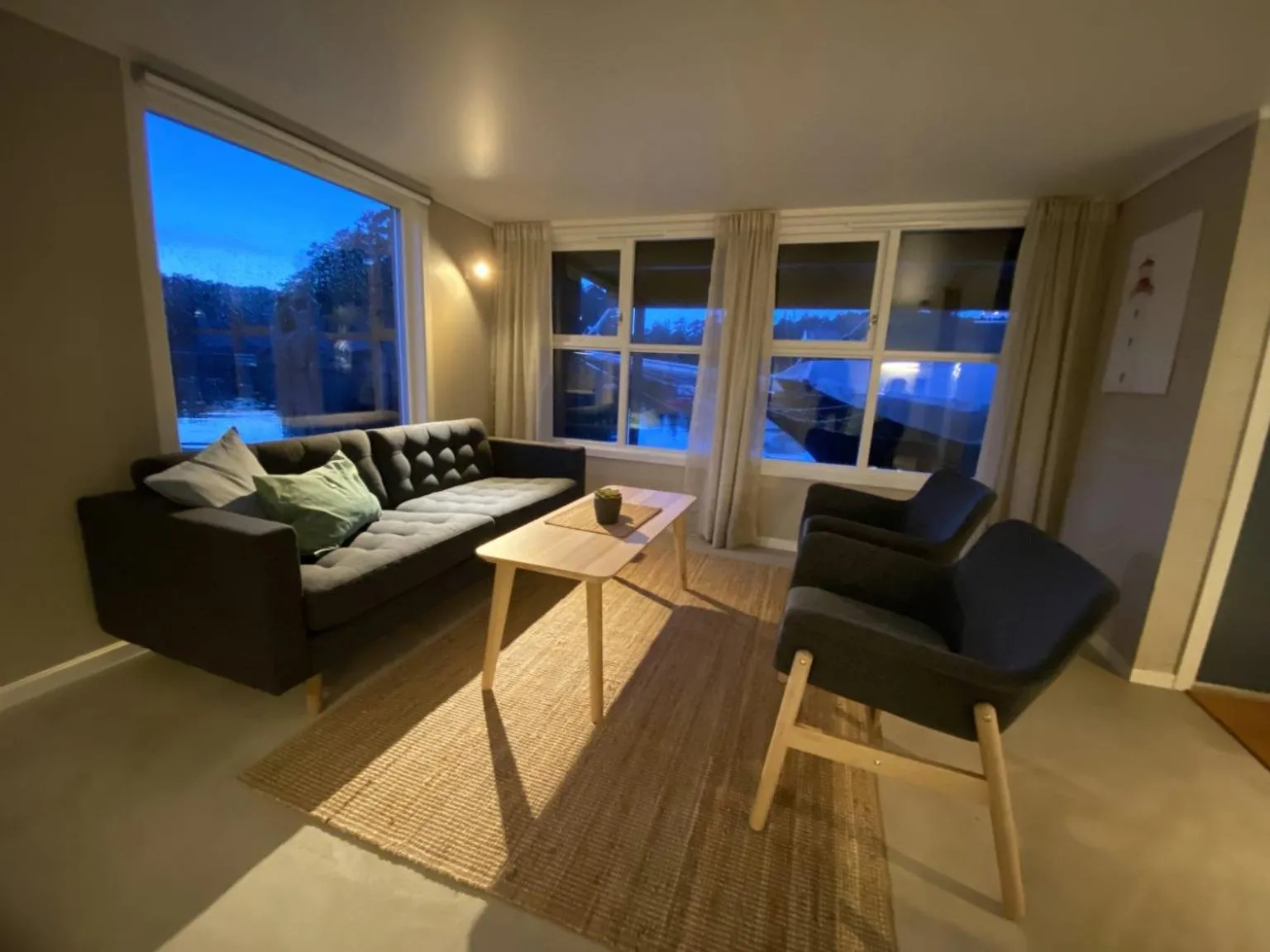 Living room in Trysnes Brygge