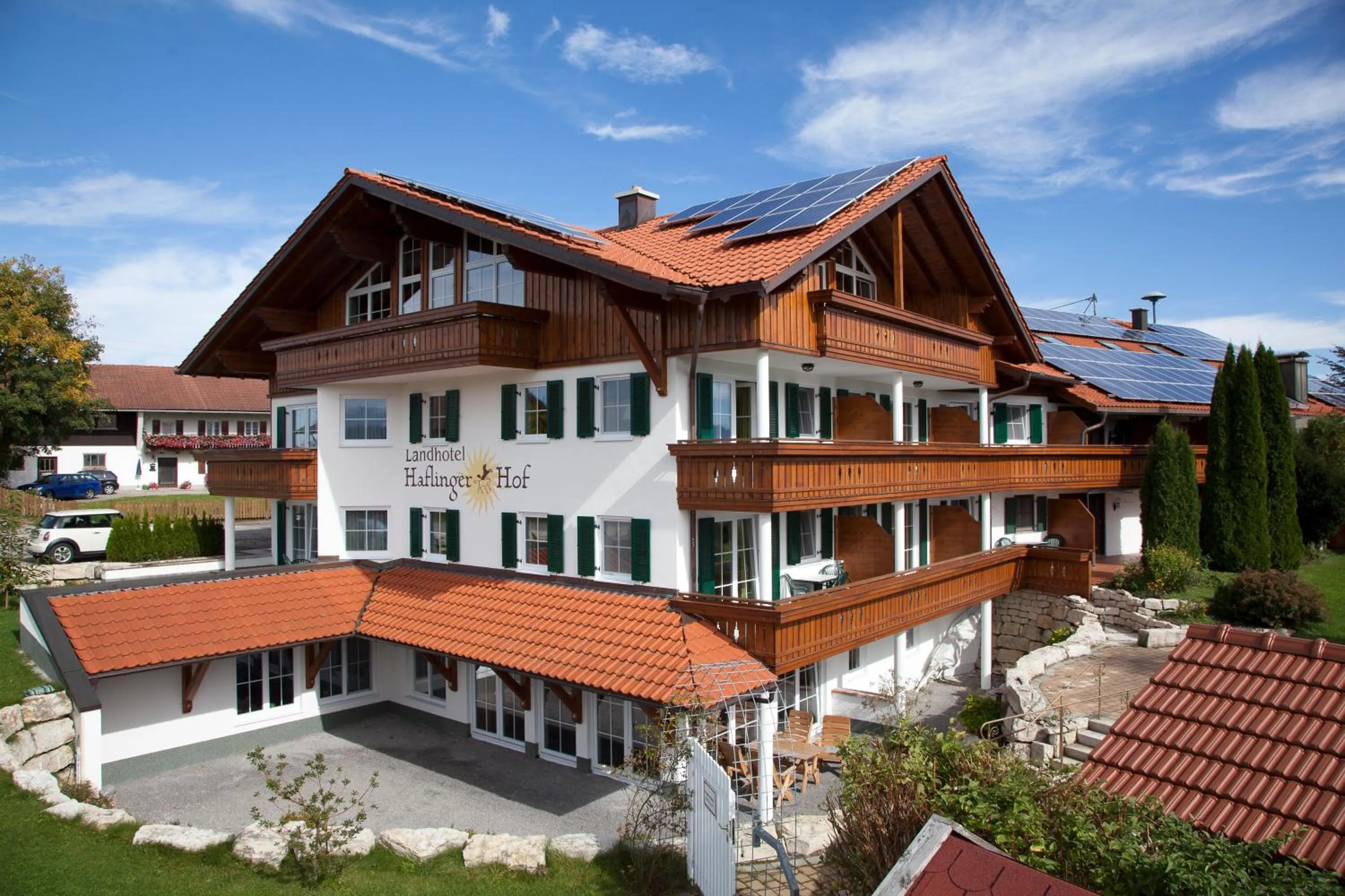 Facade/entrance in Haflingerhof