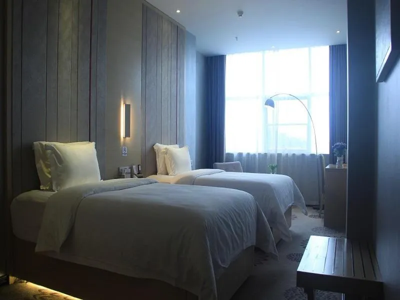 Bed in Lavande Hotel Yinchuan Railway Station Wanda