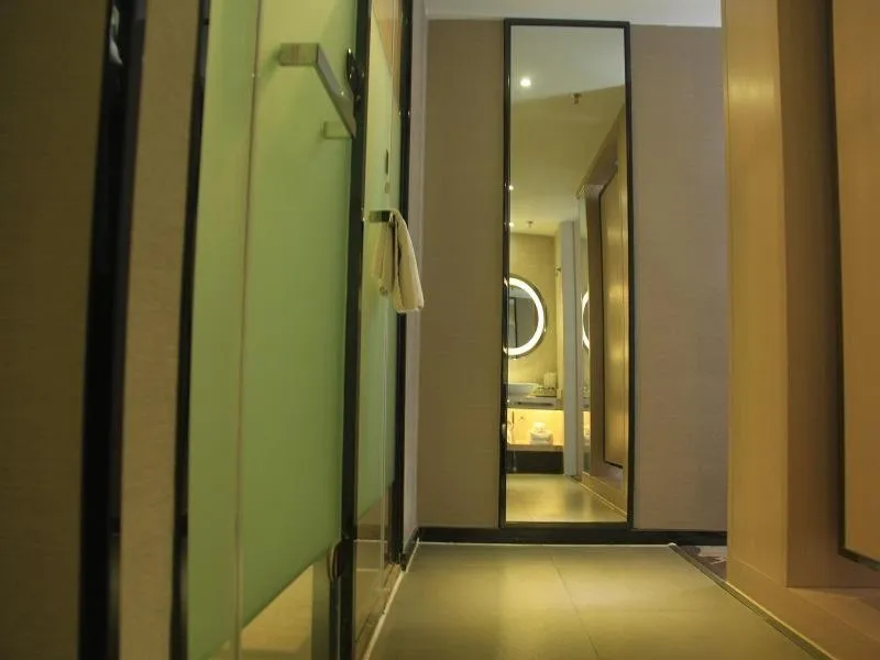 Bed in Lavande Hotel Yinchuan Railway Station Wanda