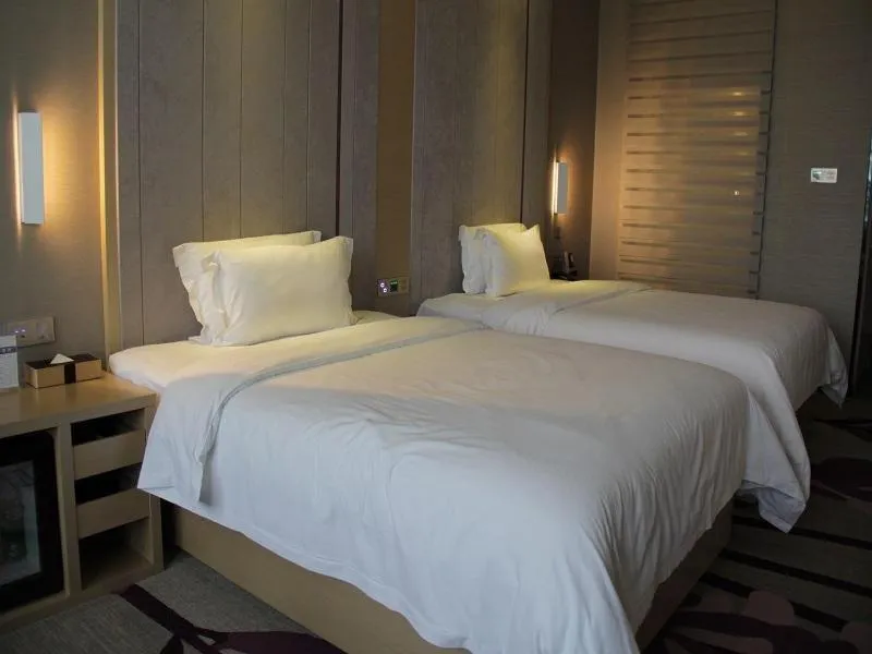 Bed in Lavande Hotel Yinchuan Railway Station Wanda