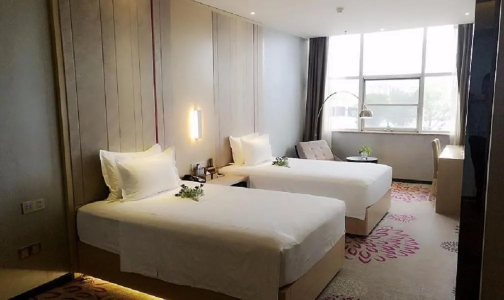 Bed in Lavande Hotel Yinchuan Railway Station Wanda