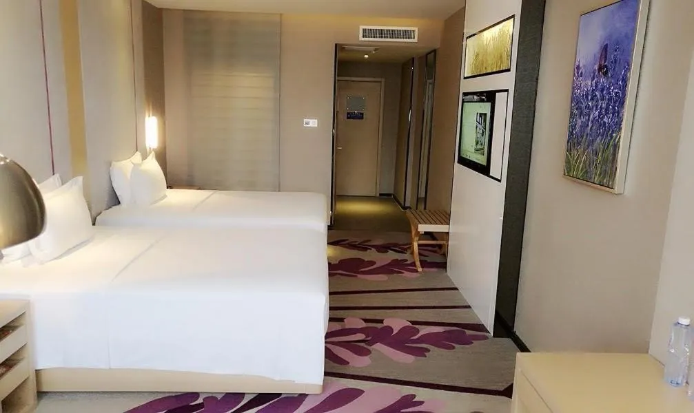 Bed in Lavande Hotel Yinchuan Railway Station Wanda