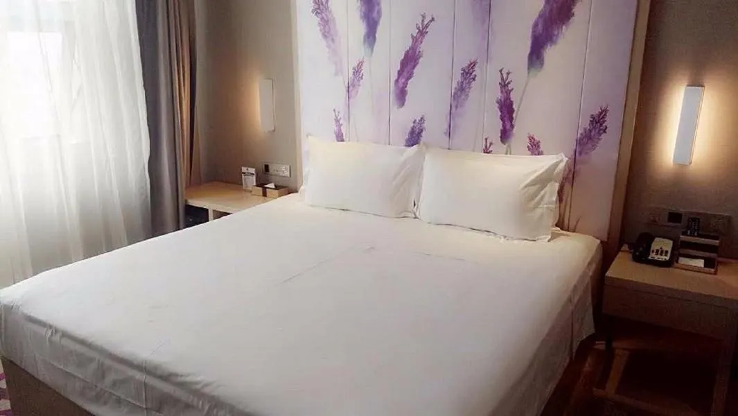 Bed in Lavande Hotel Yinchuan Railway Station Wanda
