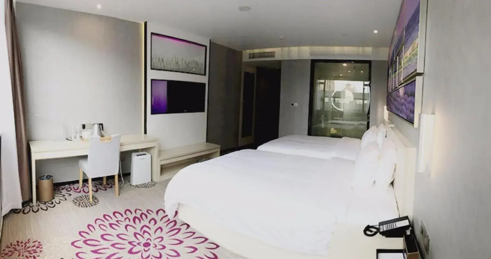 Bed in Lavande Hotel Qingyuan Sports Park Municipal Government Bed in Lavande Hotel Qingyuan Sports Park Municipal Government