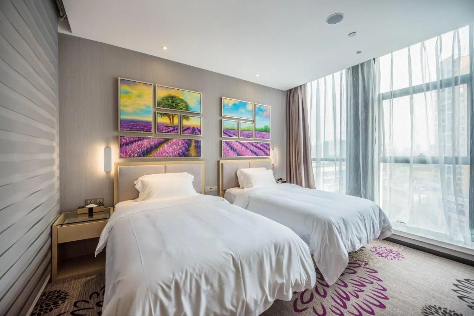 Bed in Lavande Hotel Chongqing Tongliang Wanda Plaza Gas Tower