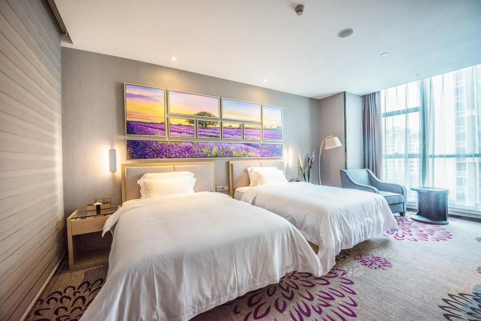 Bed in Lavande Hotel Chongqing Tongliang Wanda Plaza Gas Tower
