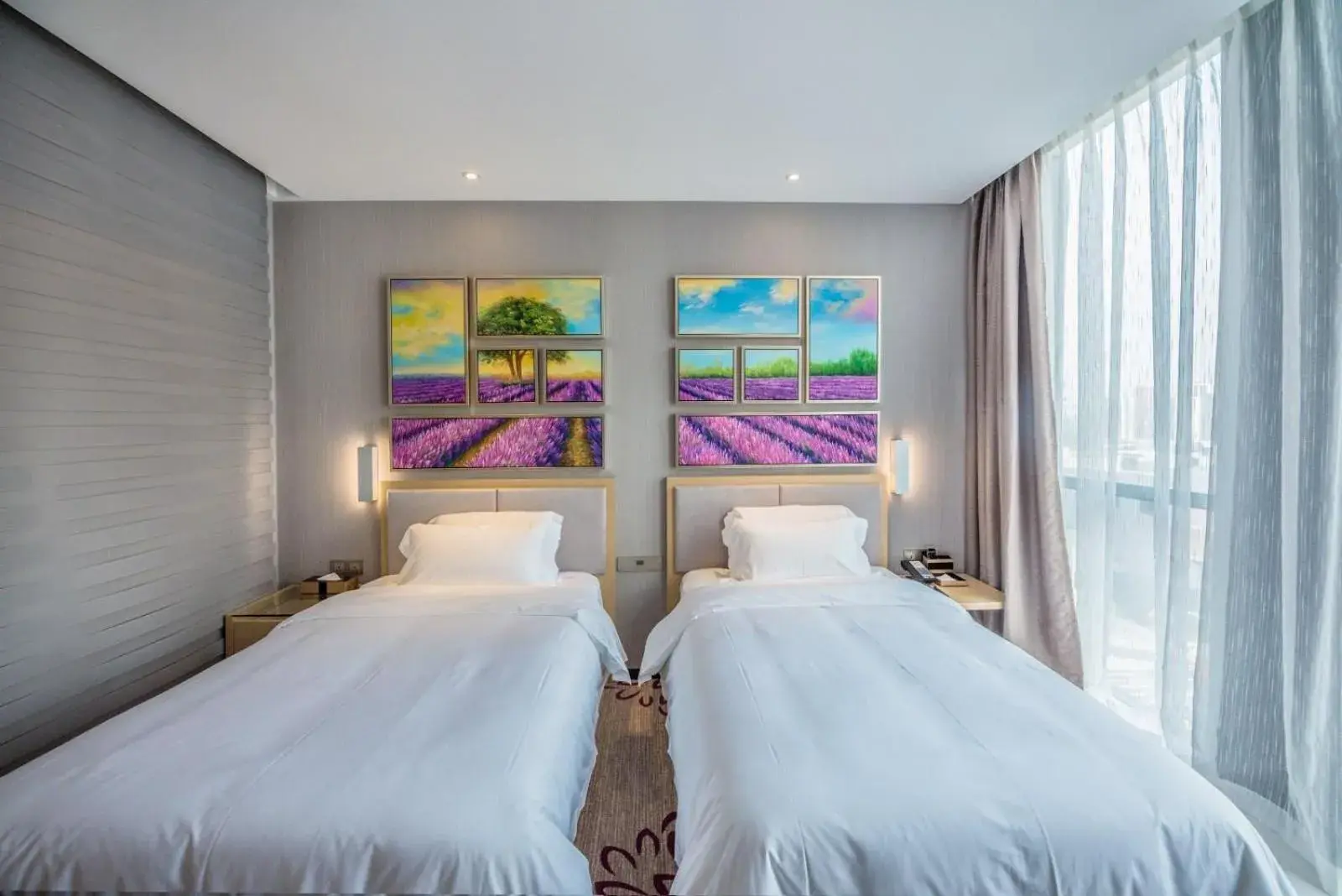 Bed in Lavande Hotel Chongqing Tongliang Wanda Plaza Gas Tower Bed in Lavande Hotel Chongqing Tongliang Wanda Plaza Gas Tower