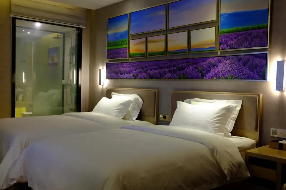Bed in Lavande Hotel Dongguan Humen Wanda Square Bed in Lavande Hotel Dongguan Humen Wanda Square