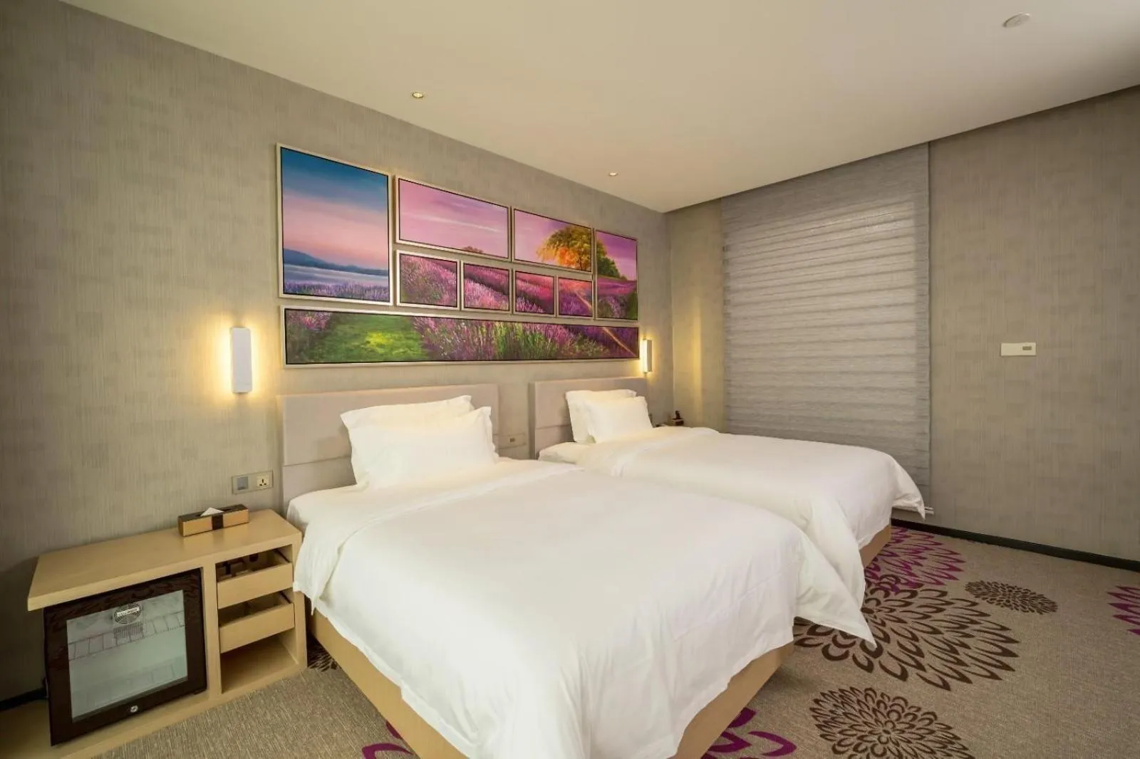 Bed in Lavande Hotel Dongguan Humen Wanda Square