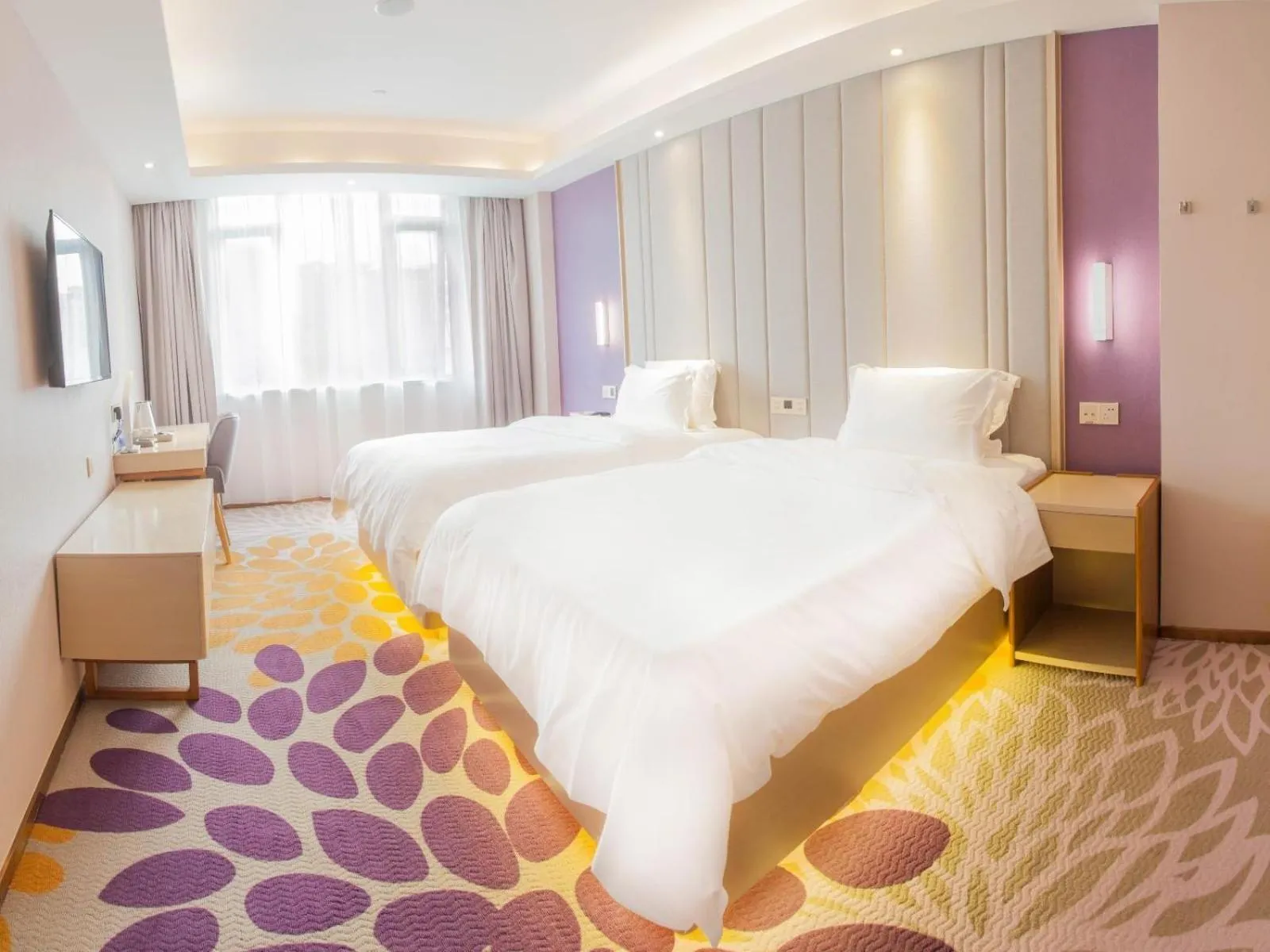 Bed in Lavande Hotel Puning International Commodity Mall