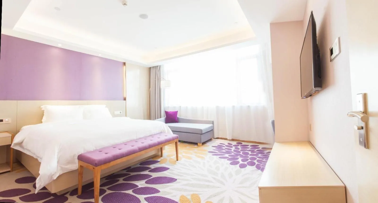 Bed in Lavande Hotel Puning International Commodity Mall