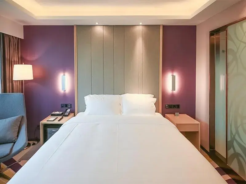 Bed in Lavande Hotel Zhengzhou Longhai West Road Subway Station Bed in Lavande Hotel Zhengzhou Longhai West Road Subway Station