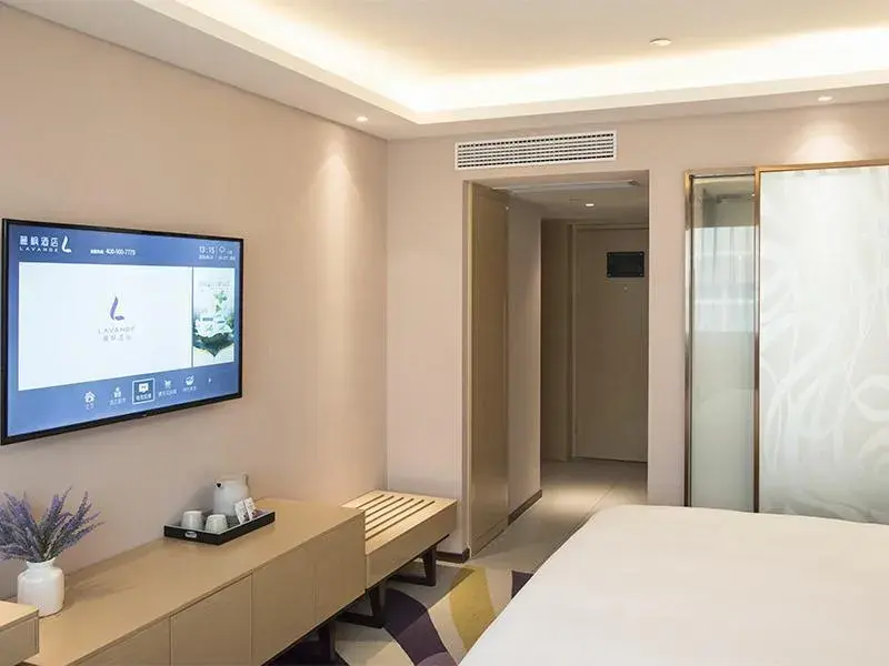 Bed in Lavande Hotel Zhengzhou Longhai West Road Subway Station Bed in Lavande Hotel Zhengzhou Longhai West Road Subway Station