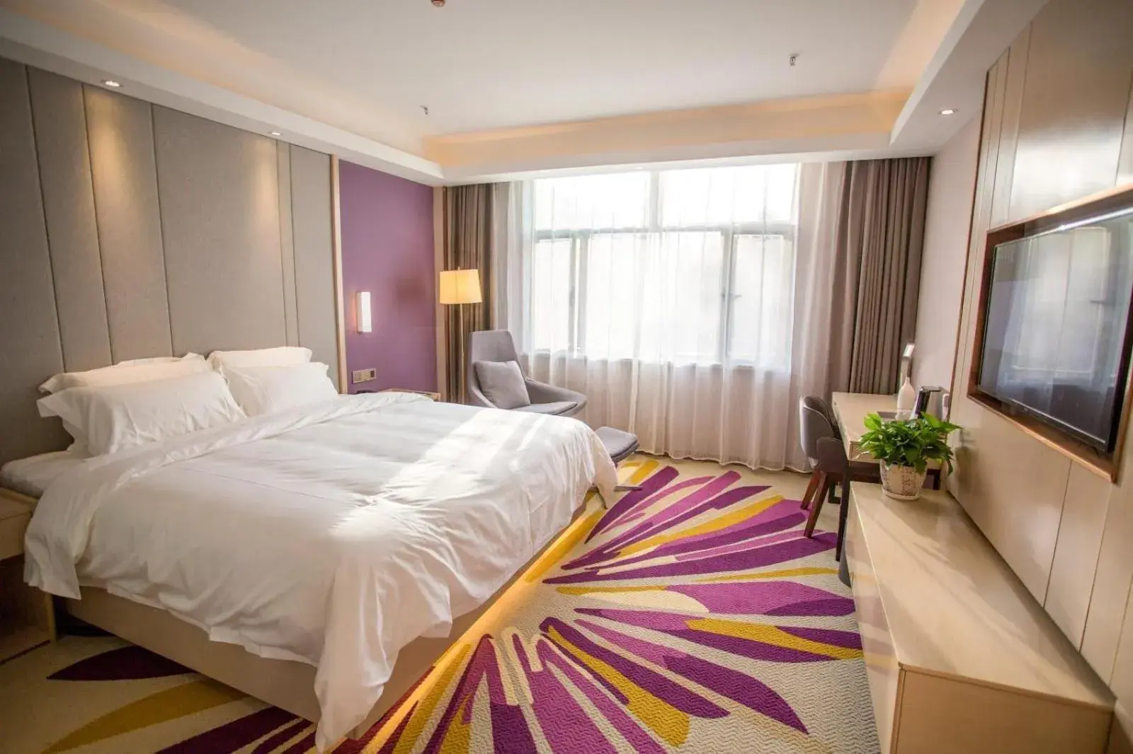 Bed in Lavande Hotel Changji Changning Road Bed in Lavande Hotel Changji Changning Road