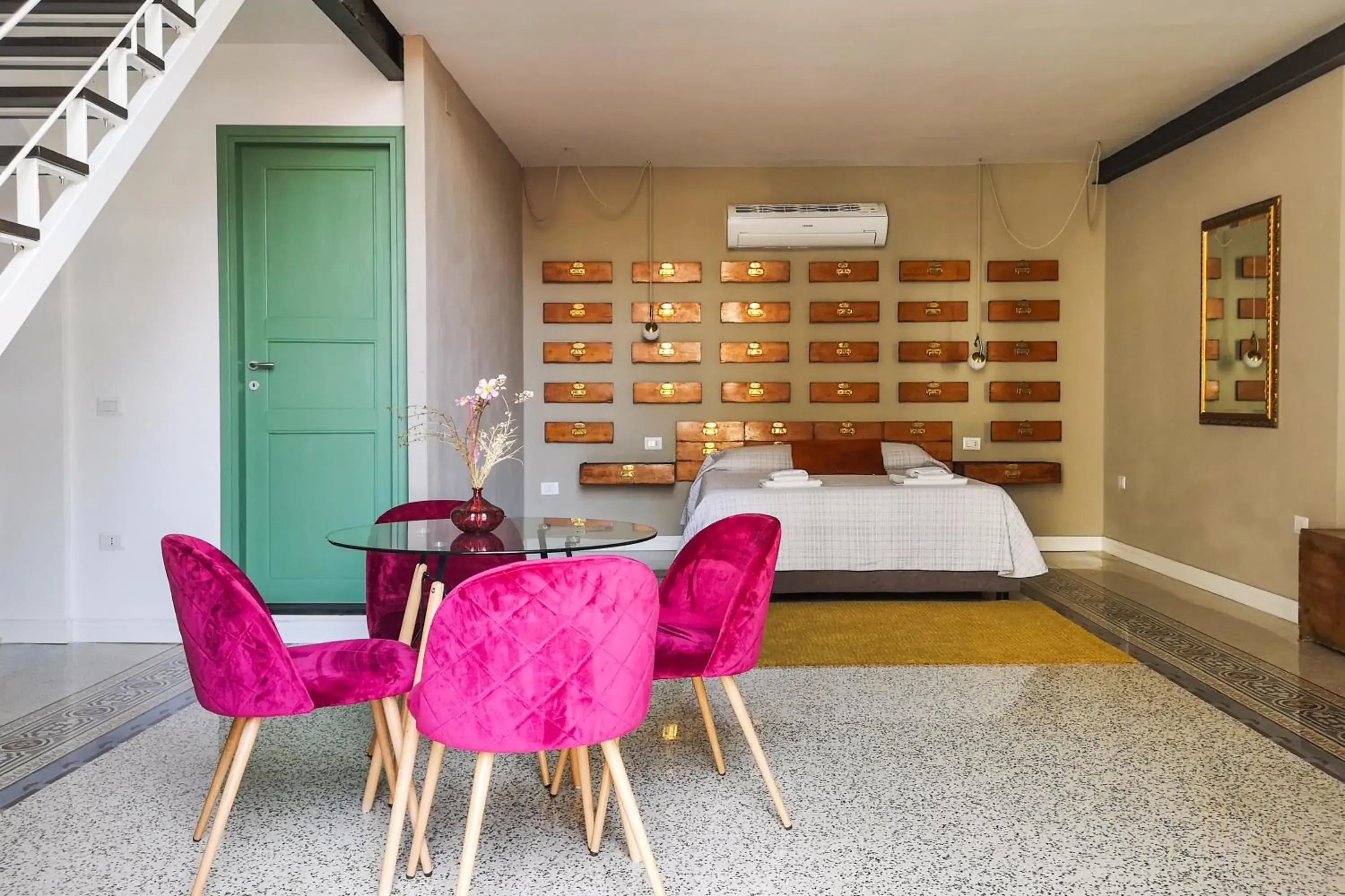 Bed in Palà Suites Bed in Palà Suites