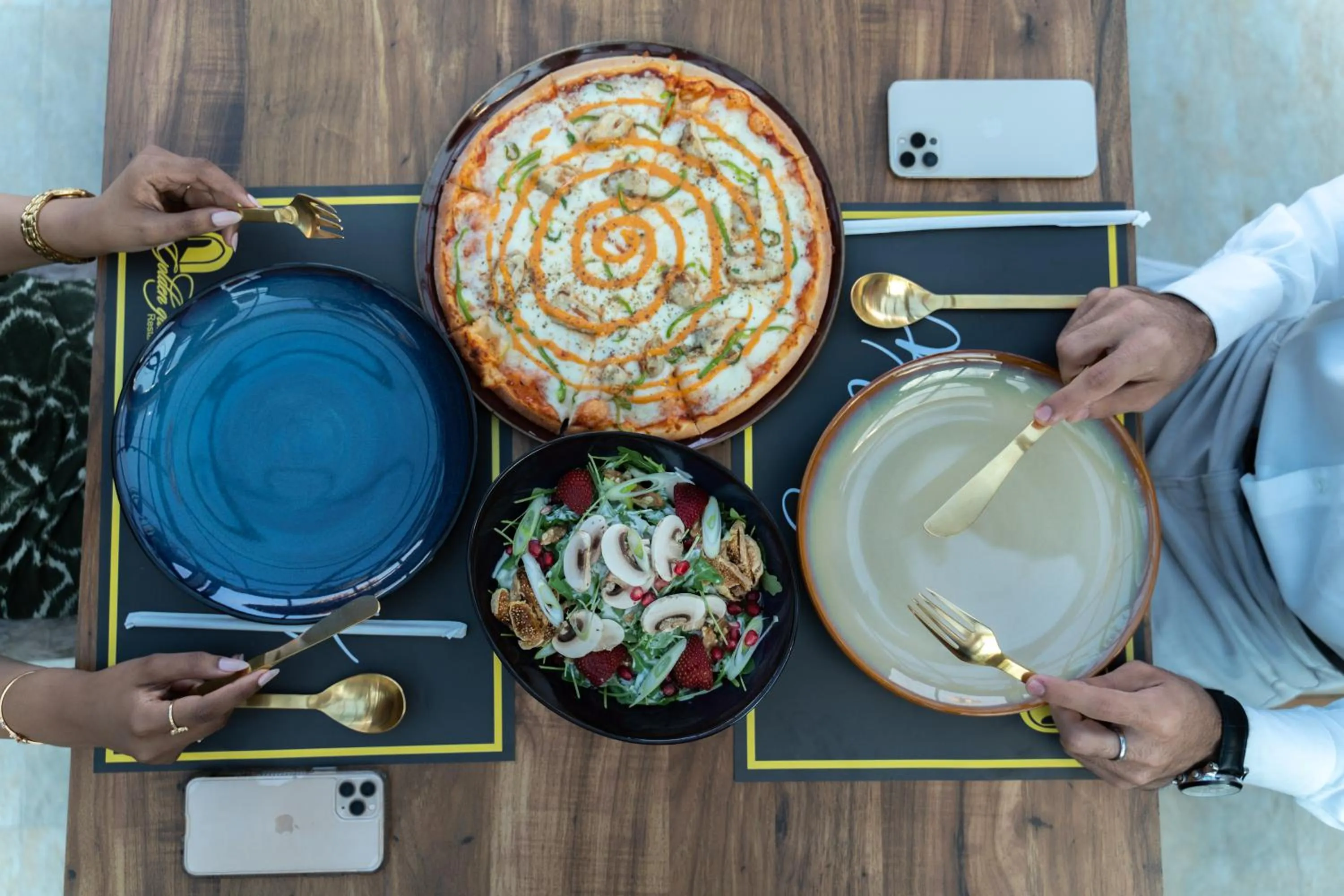 Food and drinks in Golden Tower Hotel Al Khobar Corniche