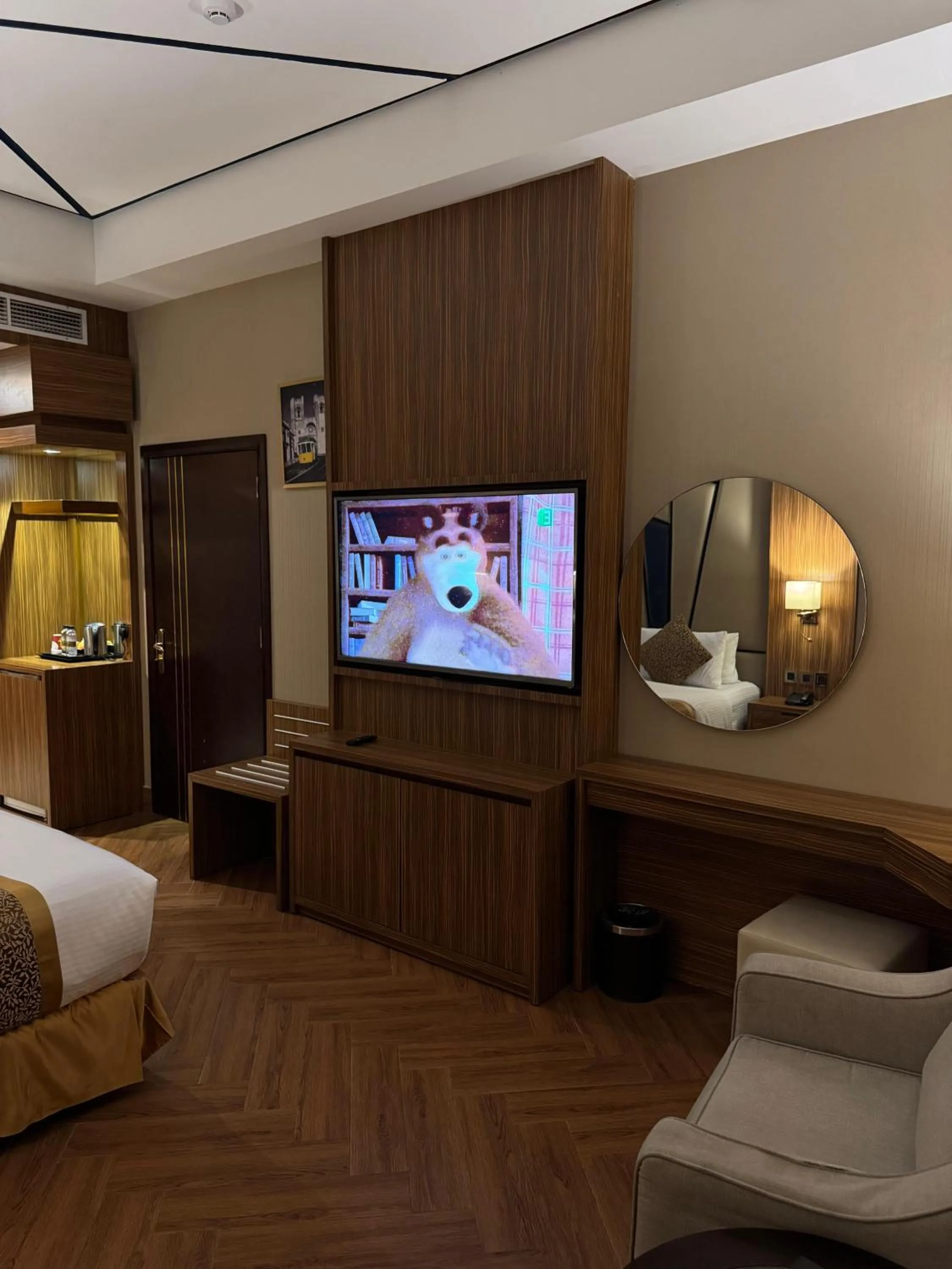 Bed in Golden Tower Hotel Al Khobar Corniche