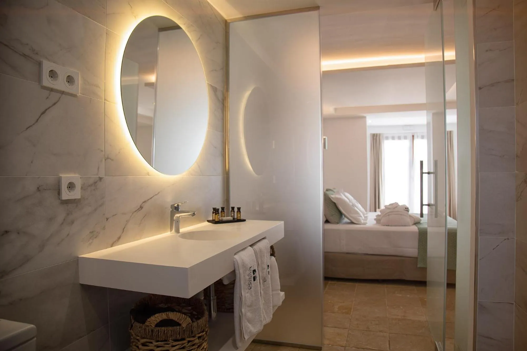 Bathroom, Bed in Jardines de la Mata Boutique Beach