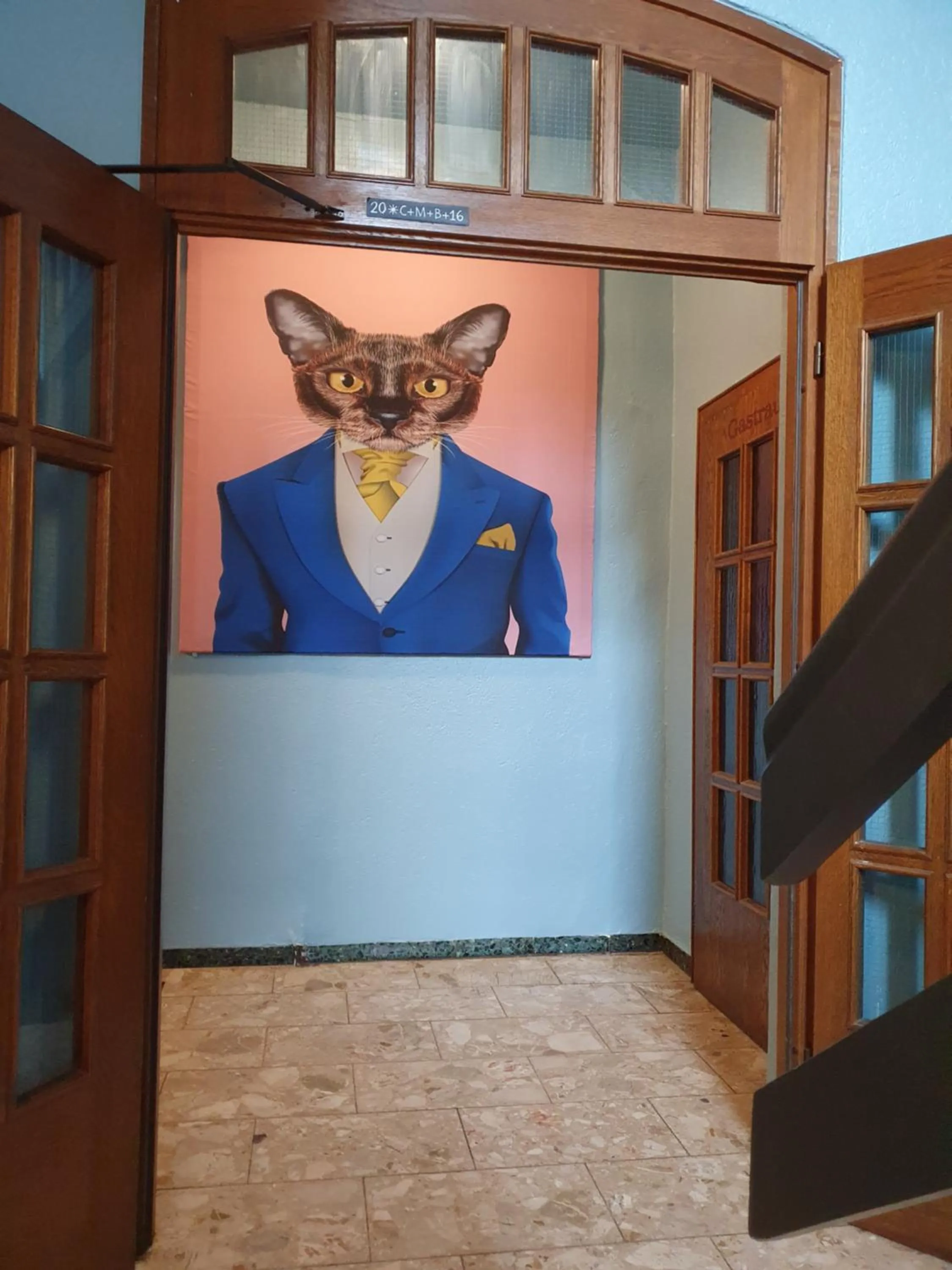 Lobby or reception in Budget Hotel Biebertal am Milseburgradweg