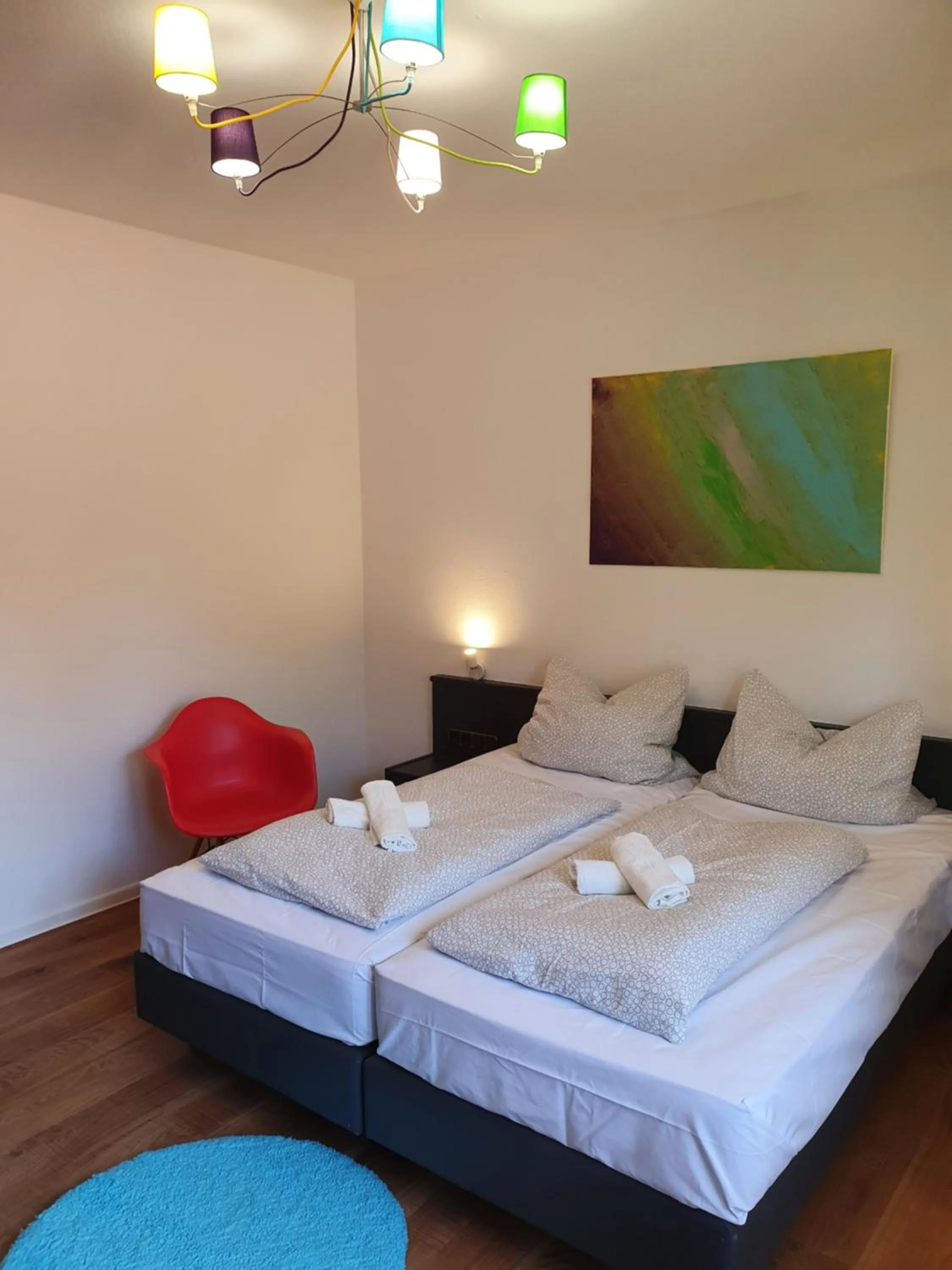 Photo of the whole room, Bed in Budget Hotel Biebertal am Milseburgradweg