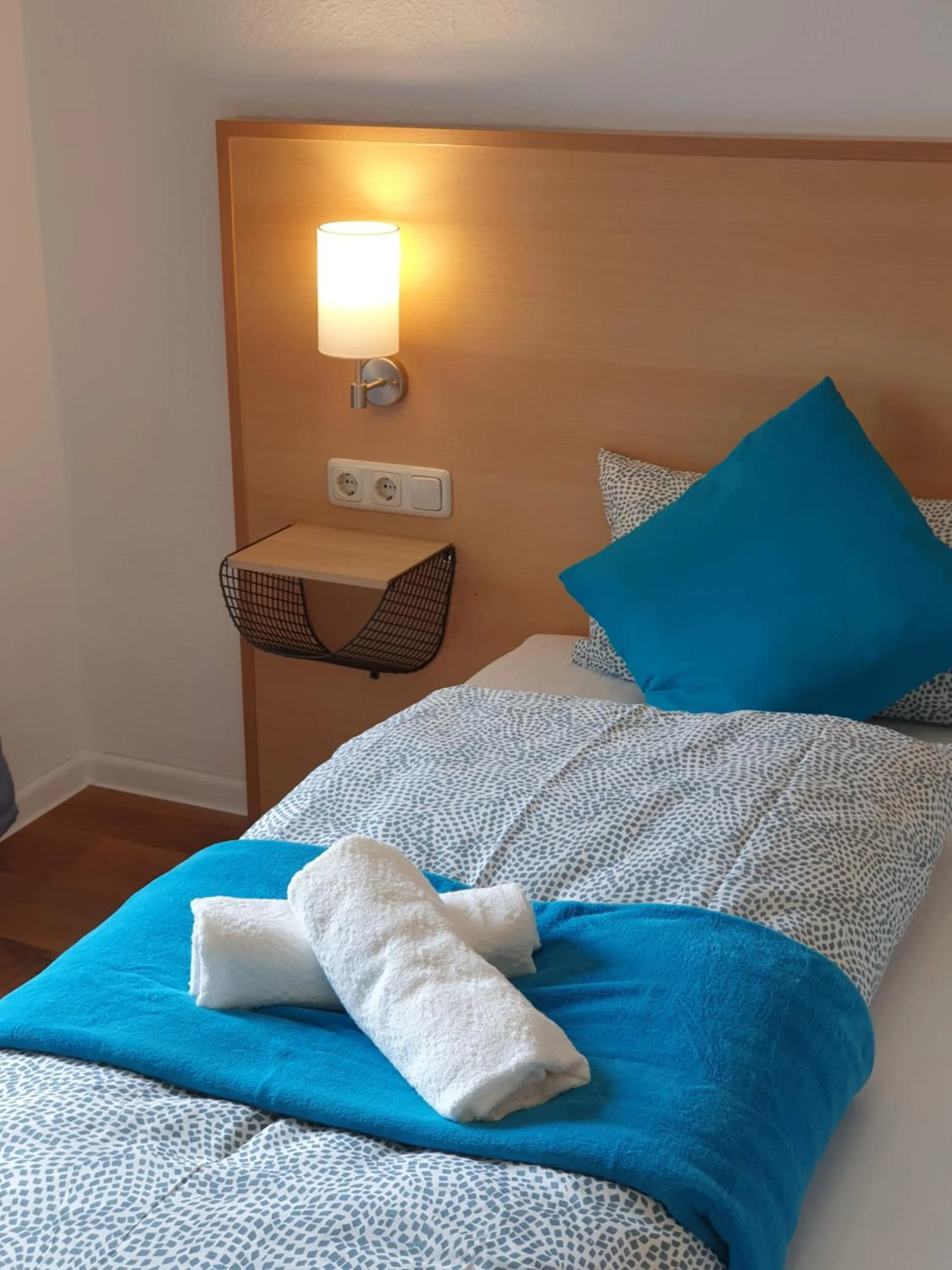 Photo of the whole room, Bed in Budget Hotel Biebertal am Milseburgradweg