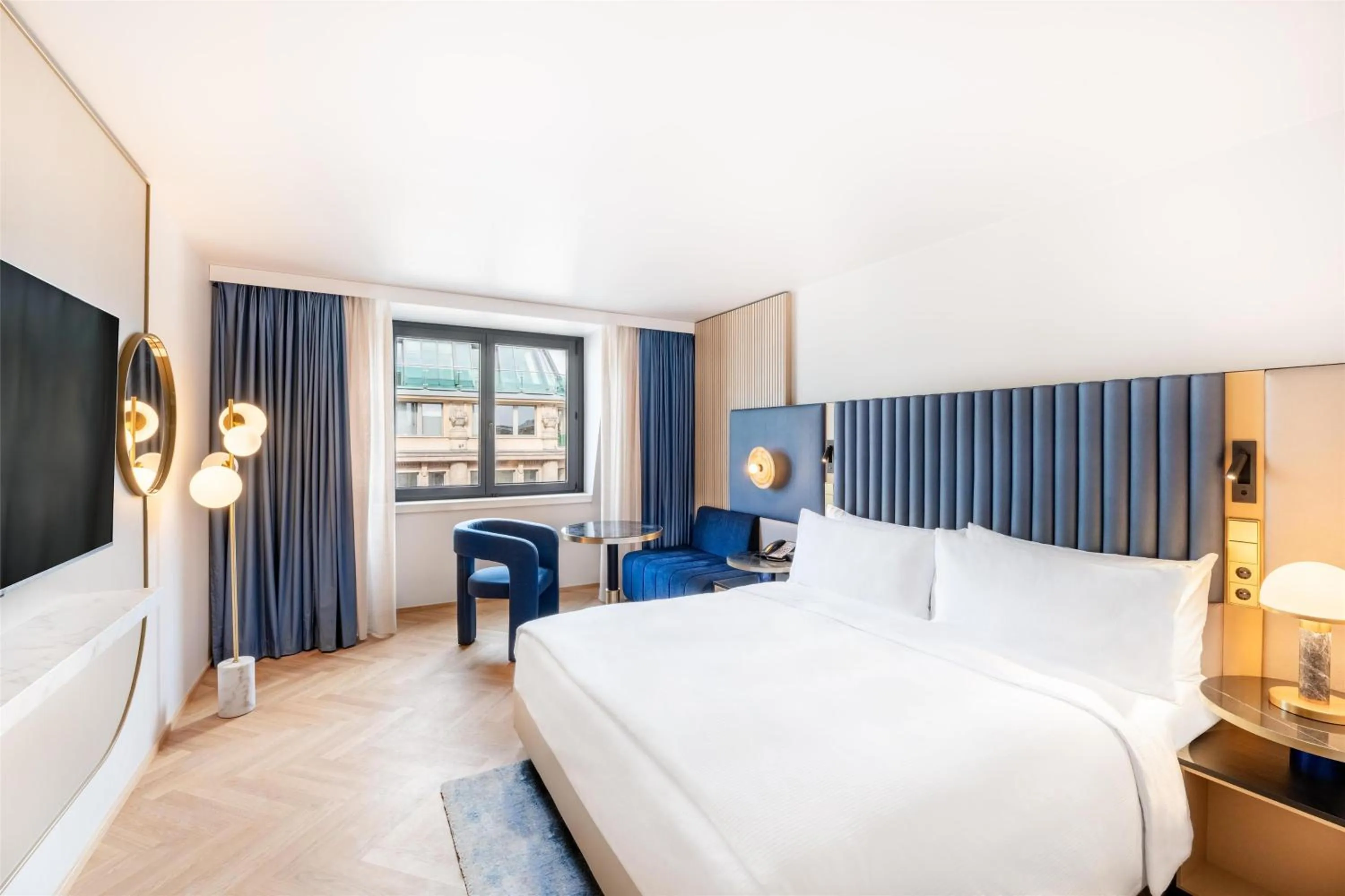 Bed in Hilton Berlin