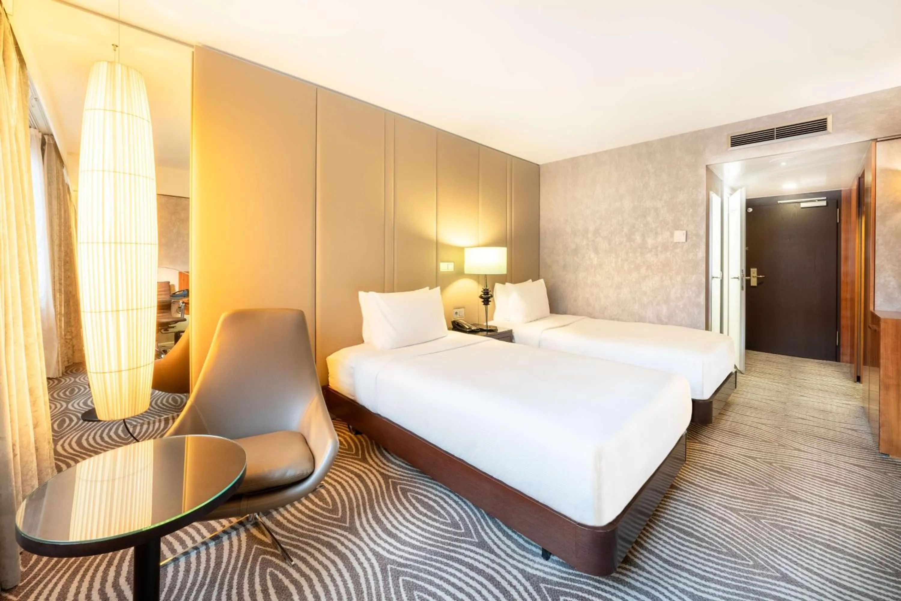 Bed in Hilton Berlin