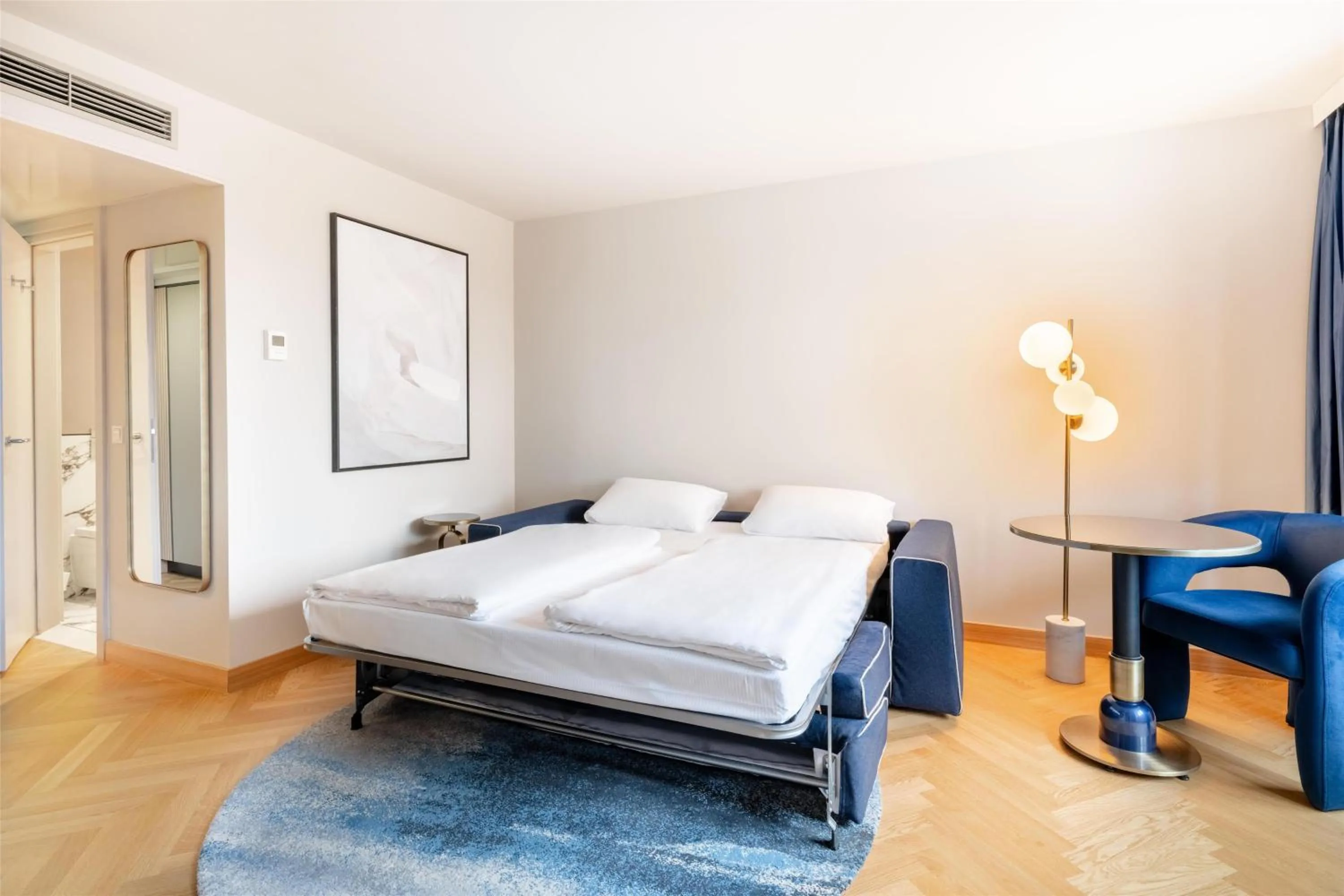 Bed in Hilton Berlin