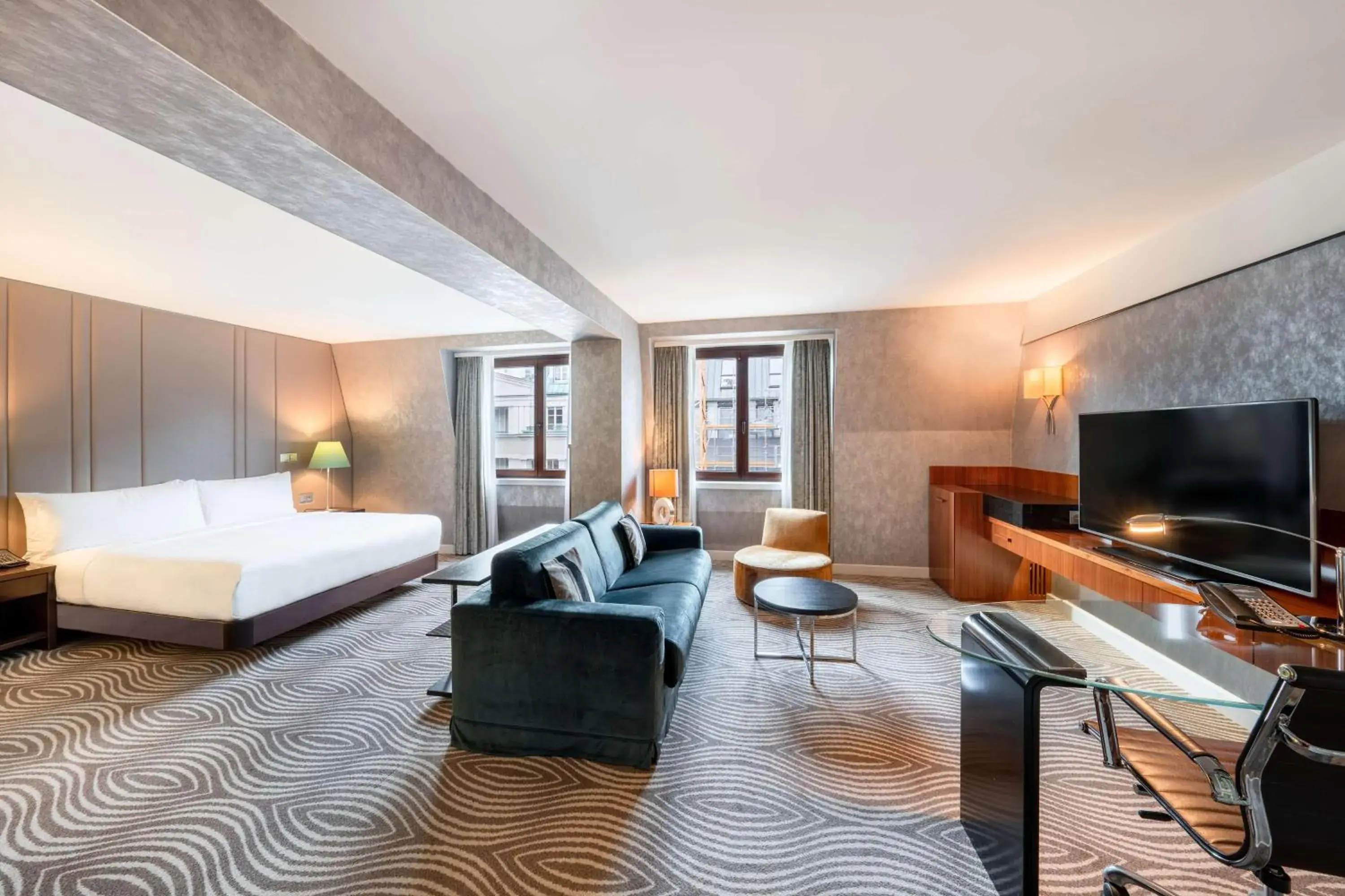 Deluxe King Room in Hilton Berlin Deluxe King Room in Hilton Berlin