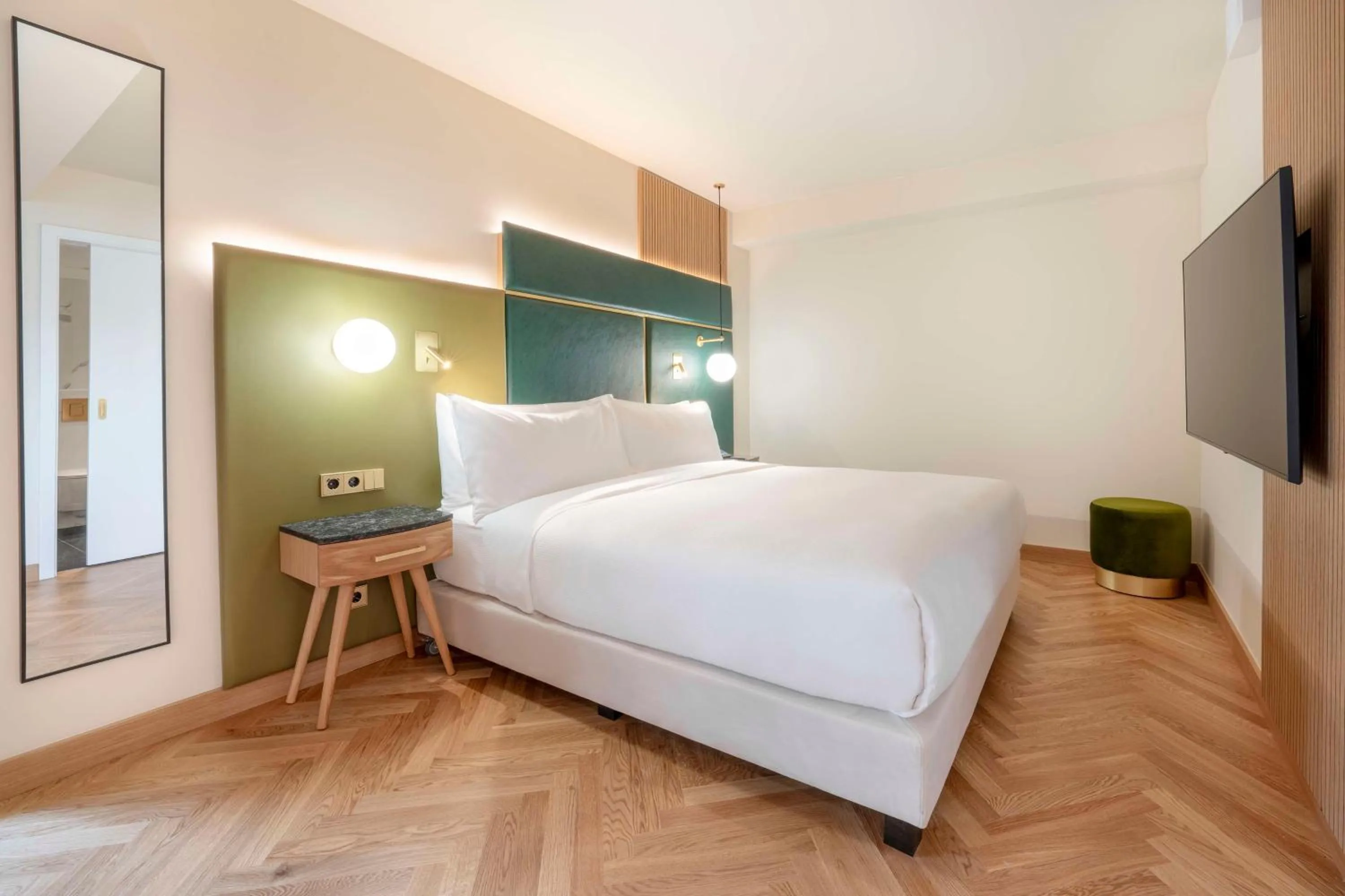 Bed in Hilton Berlin