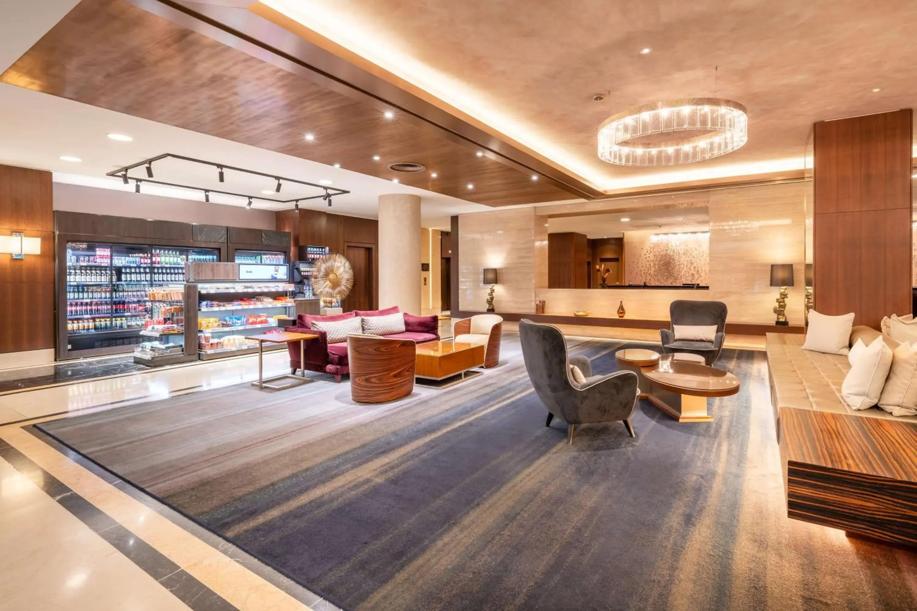 Lobby or reception in Hilton Berlin Lobby or reception in Hilton Berlin