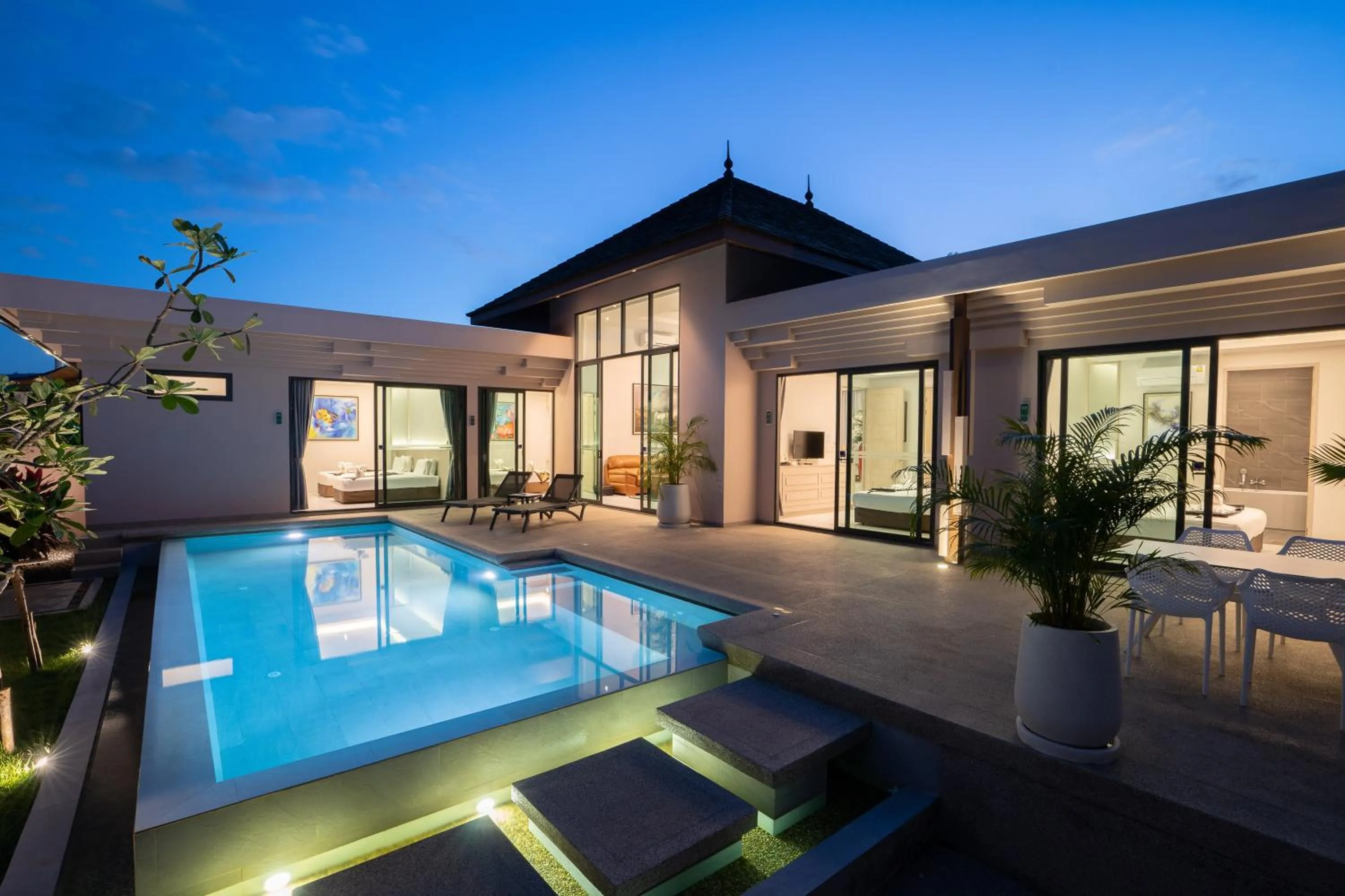 Property building in Gold Chariot Pool Villa, Phuket - SHA Plus Certified