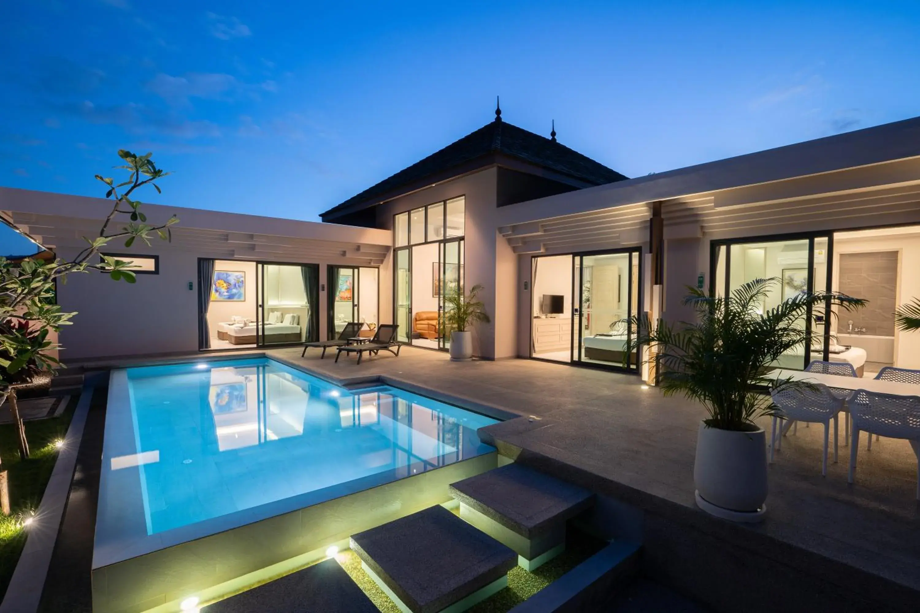 Property building in Gold Chariot Pool Villa, Phuket - SHA Plus Certified Property building in Gold Chariot Pool Villa, Phuket - SHA Plus Certified