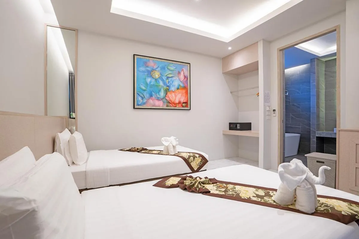 Bed in Gold Chariot Pool Villa, Phuket - SHA Plus Certified