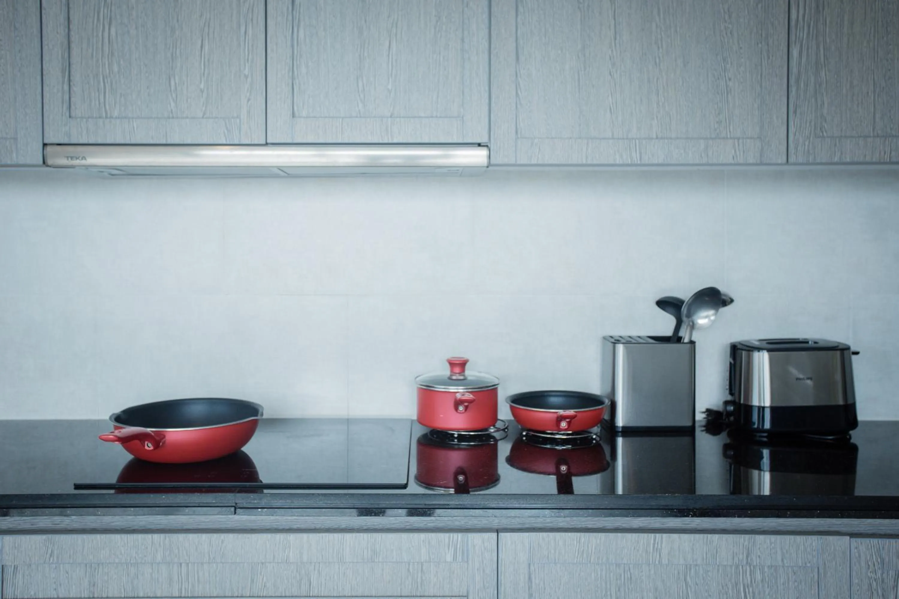 Kitchen or kitchenette in Gold Chariot Pool Villa, Phuket - SHA Plus Certified