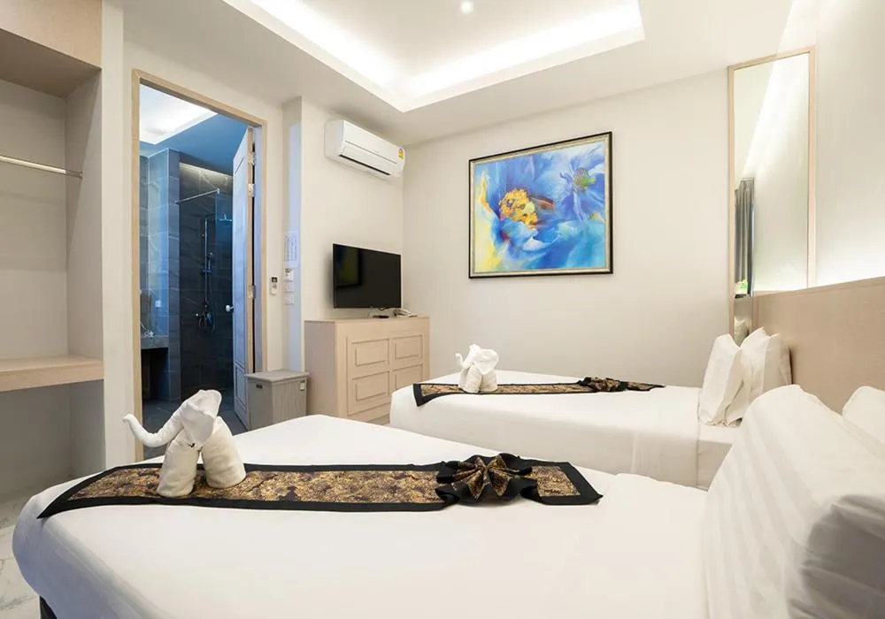 Bed in Gold Chariot Pool Villa, Phuket - SHA Plus Certified