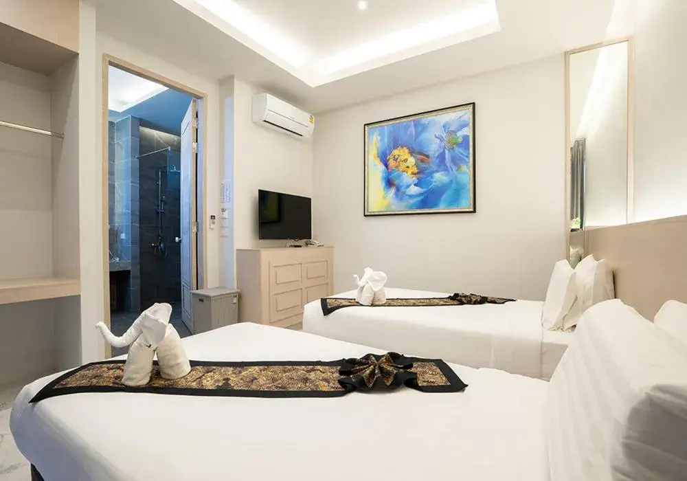 Bed in Gold Chariot Pool Villa, Phuket - SHA Plus Certified Bed in Gold Chariot Pool Villa, Phuket - SHA Plus Certified