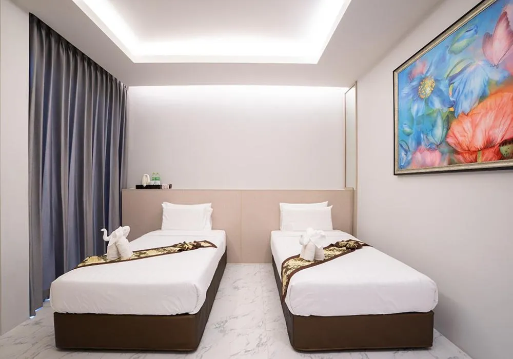 Bed in Gold Chariot Pool Villa, Phuket - SHA Plus Certified