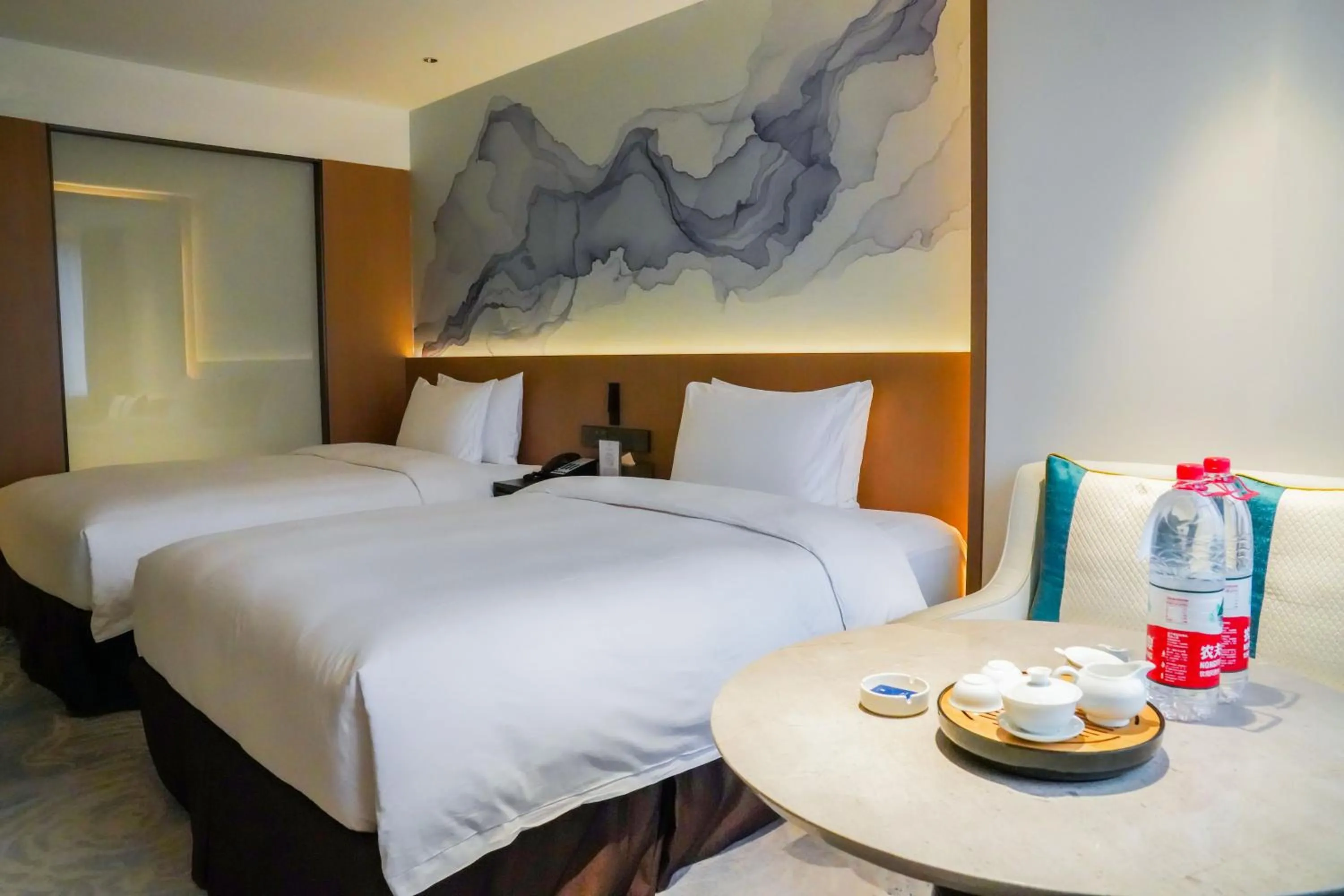 Bed in Foreign Trade Centre C&D Hotel,Fuzhou