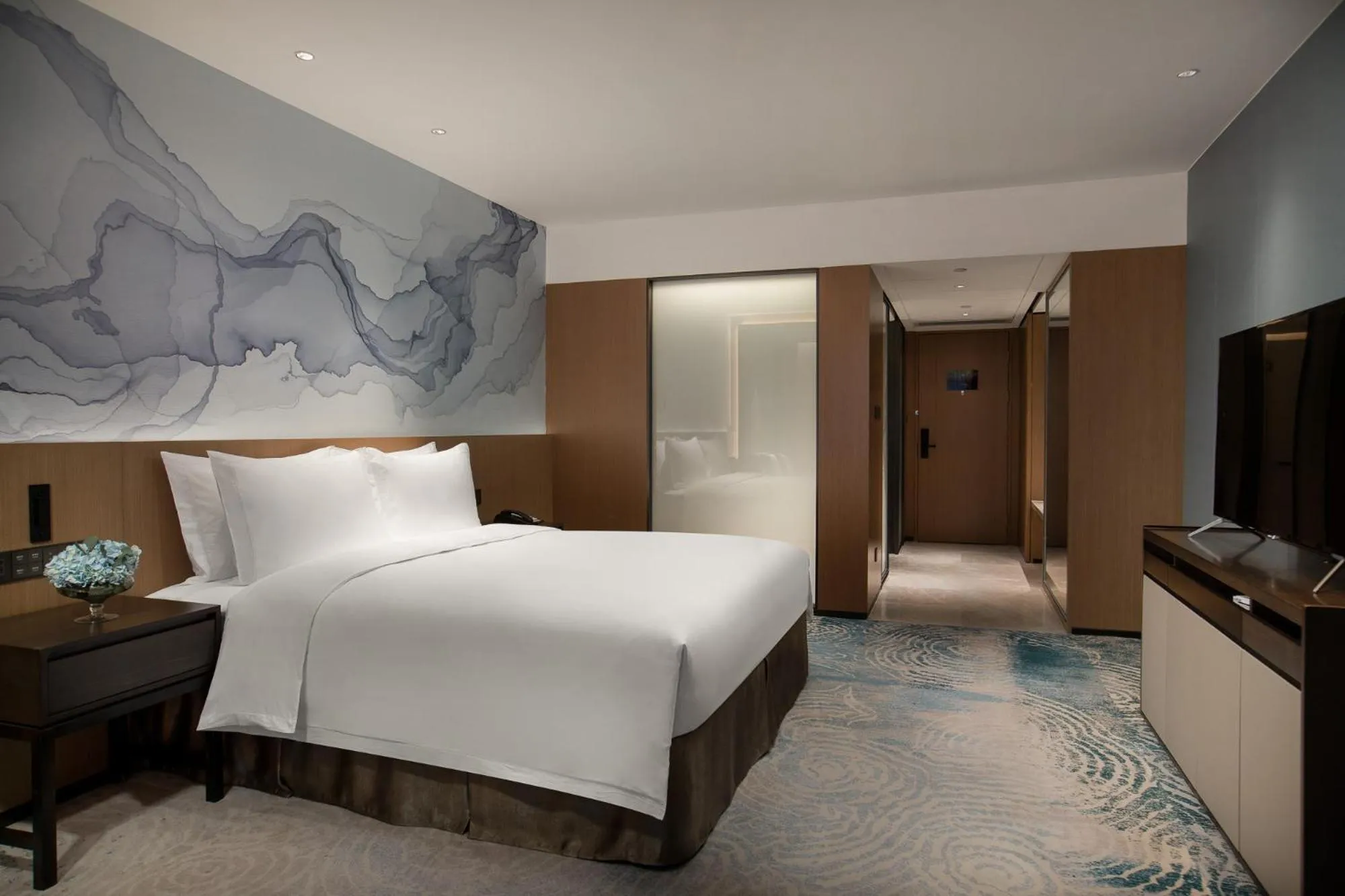 Bed in Foreign Trade Centre C&D Hotel,Fuzhou