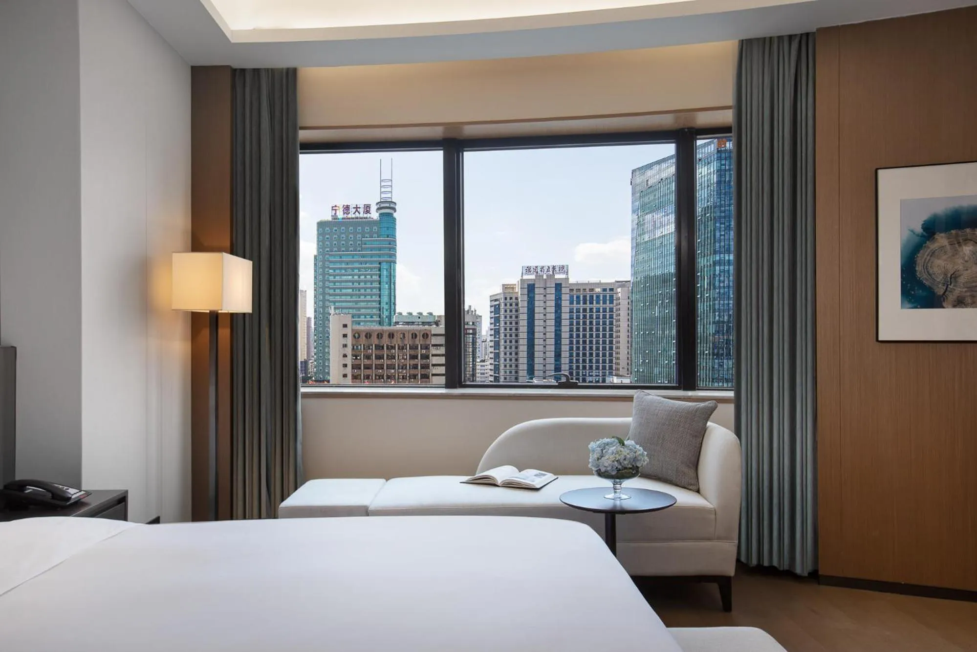 Bed in Foreign Trade Centre C&D Hotel,Fuzhou